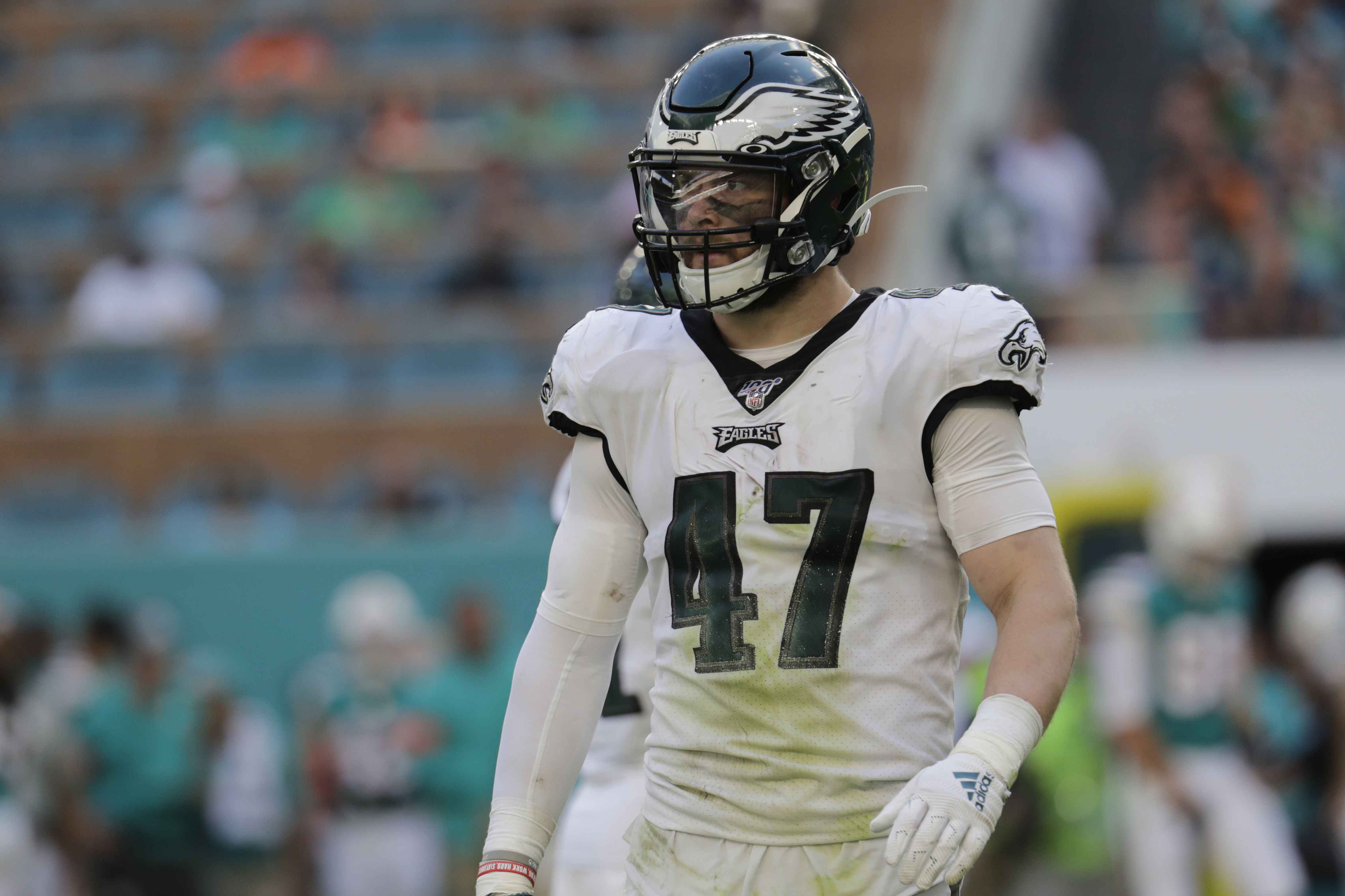 Philadelphia Eagles LB Nathan Gerry gains weight, comfort heading