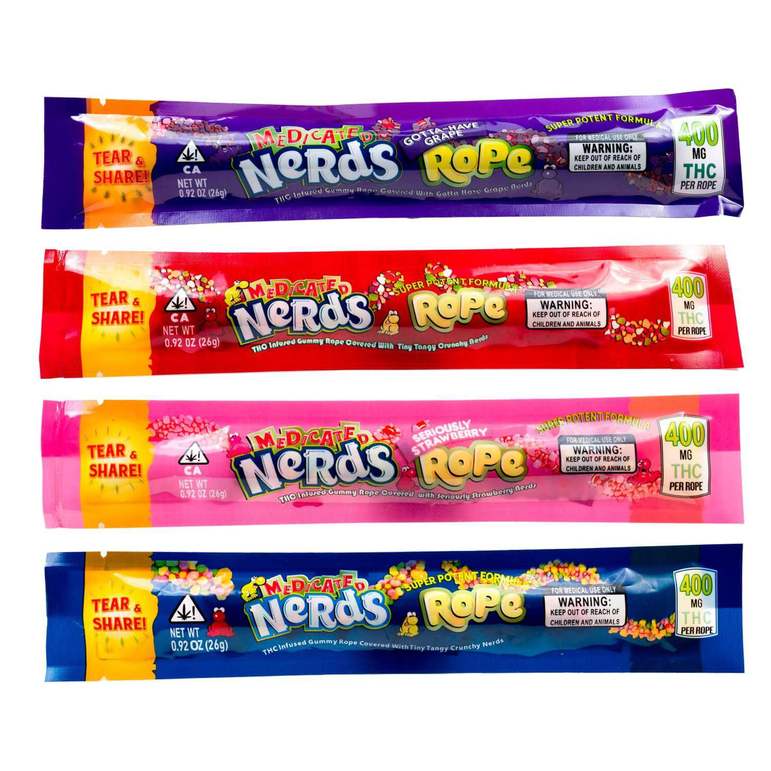 Nerds Rope Edibles - Wonka Bar Official