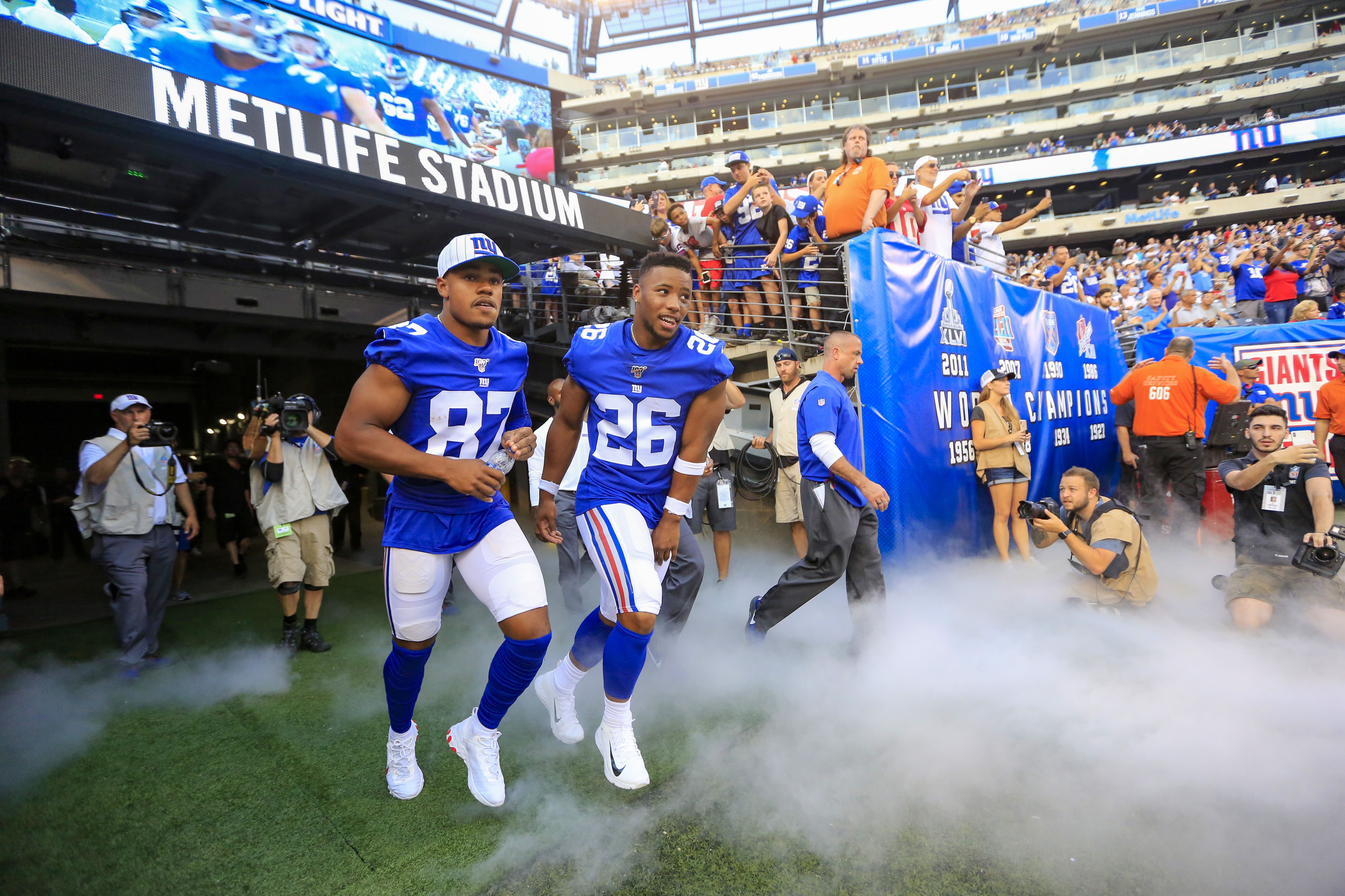 Fanatics NFL New York Giants Saquon Barkley Player Name