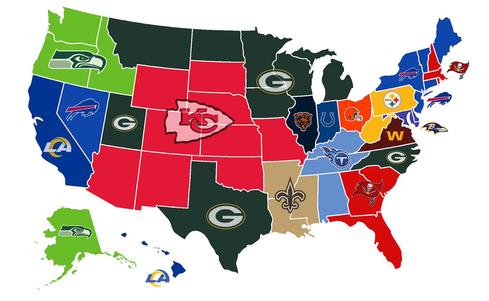 Map: Here's what states are cheering on the Braves in the playoffs