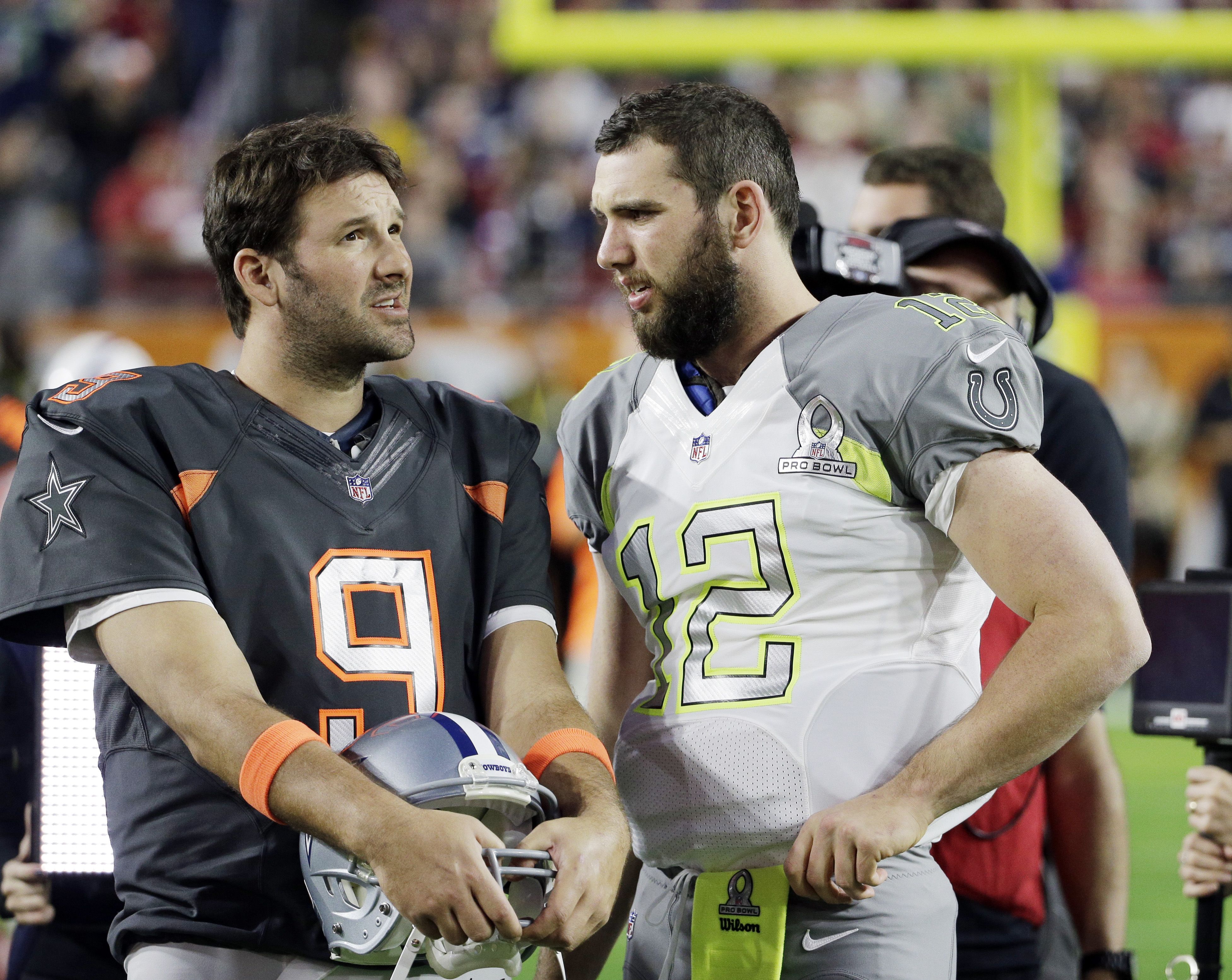 Andrew Luck, Tony Romo taken first in Pro Bowl draft