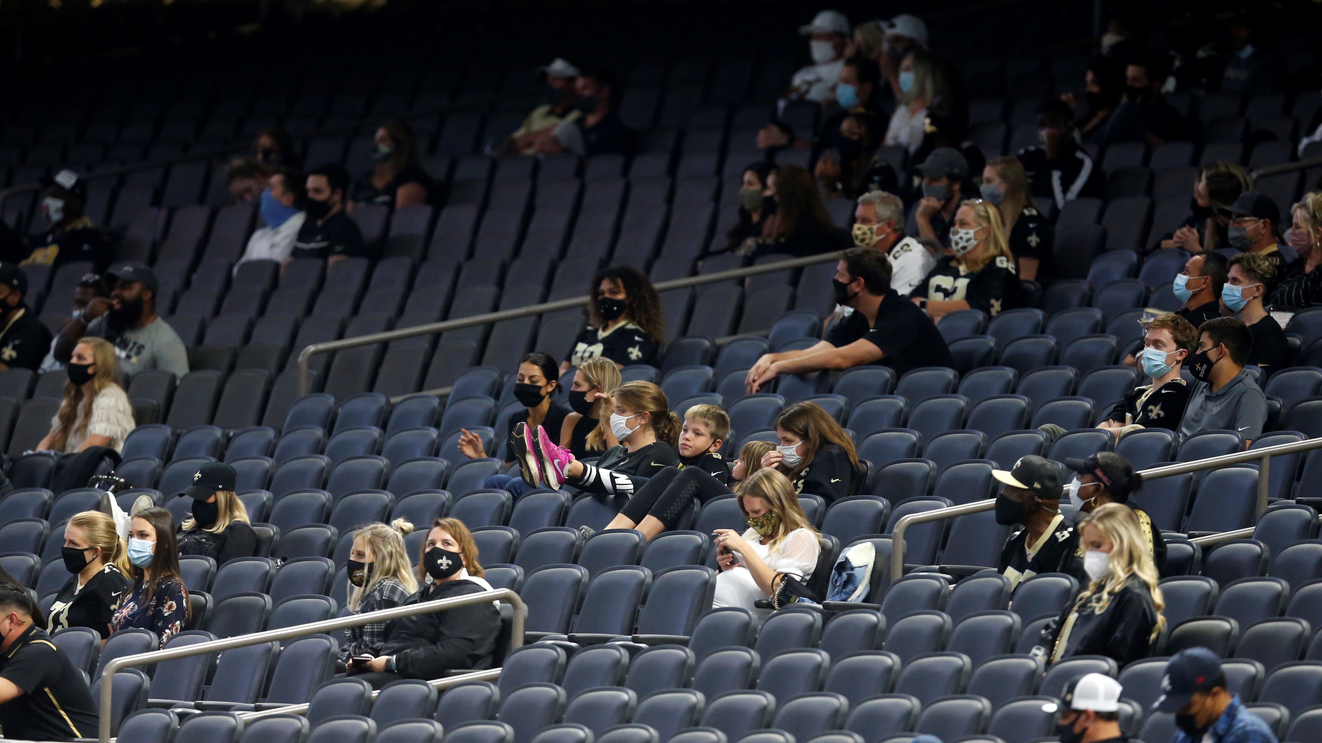 Saints announce there will be no fans at Superdome for first home game