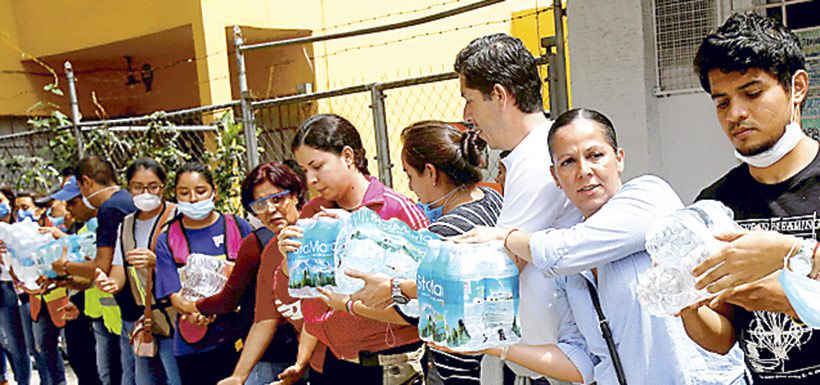 donaciones de agua, méxico