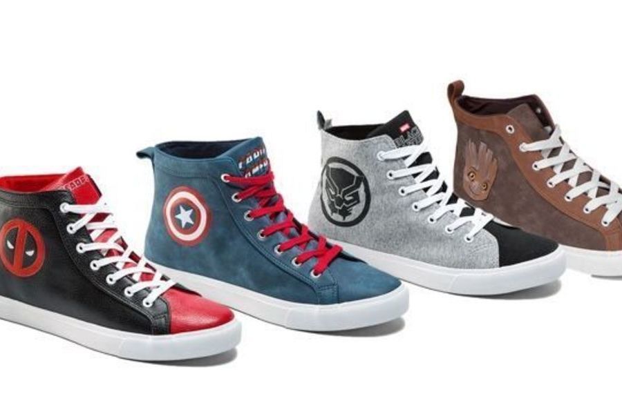 Marvel lanzó zapatillas de Capitán Deadpool Baby Groot - La