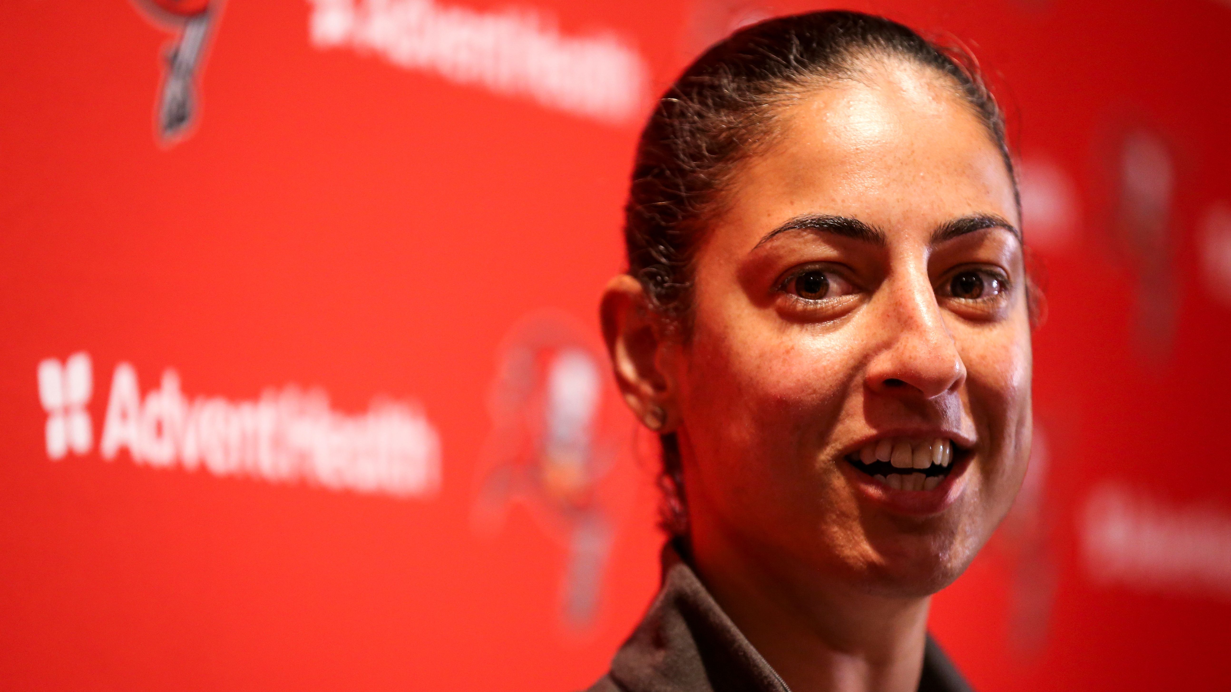 Tampa Bay Buccaneers assistants Lori Locust, Maral Javadifar first