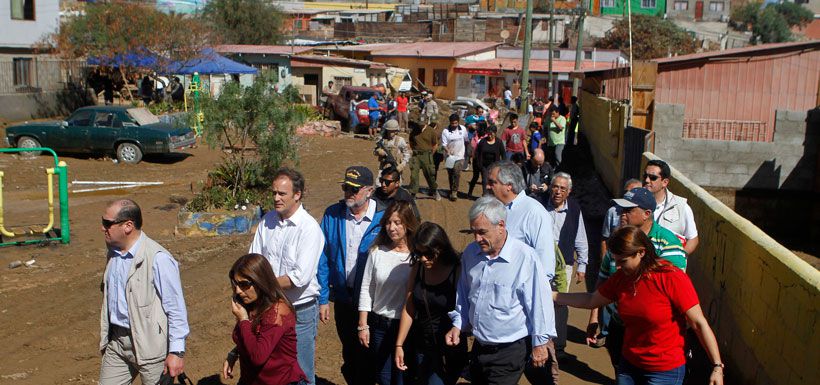 sebastián piñera en chañaral