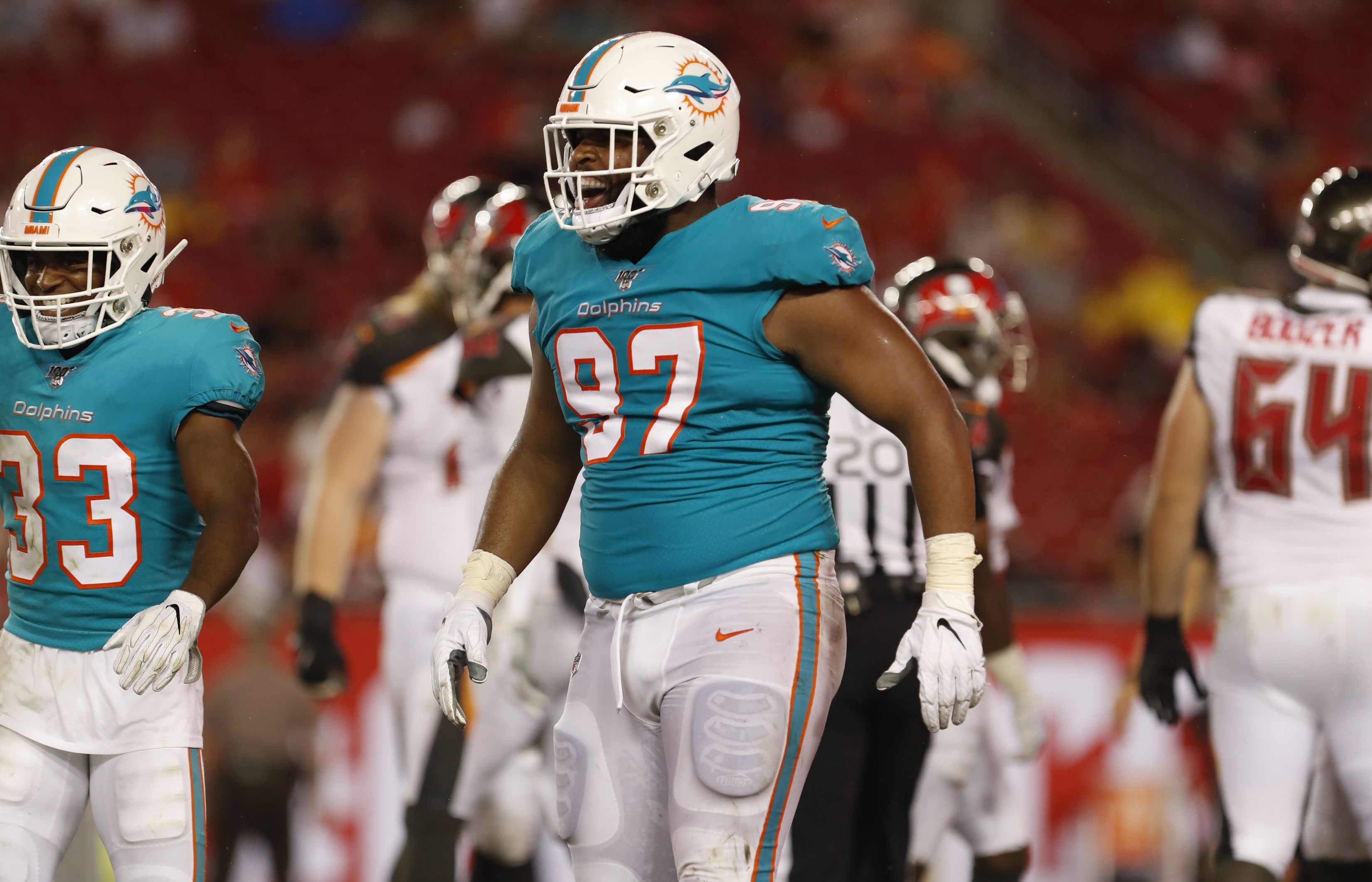 8/6/22 UPDATE: The OFFICIAL Miami Dolphins Orange Jersey Award T #22  buffalo billsRACKER; Christian Wilkins joins the TWO-TIME Winner's Club!