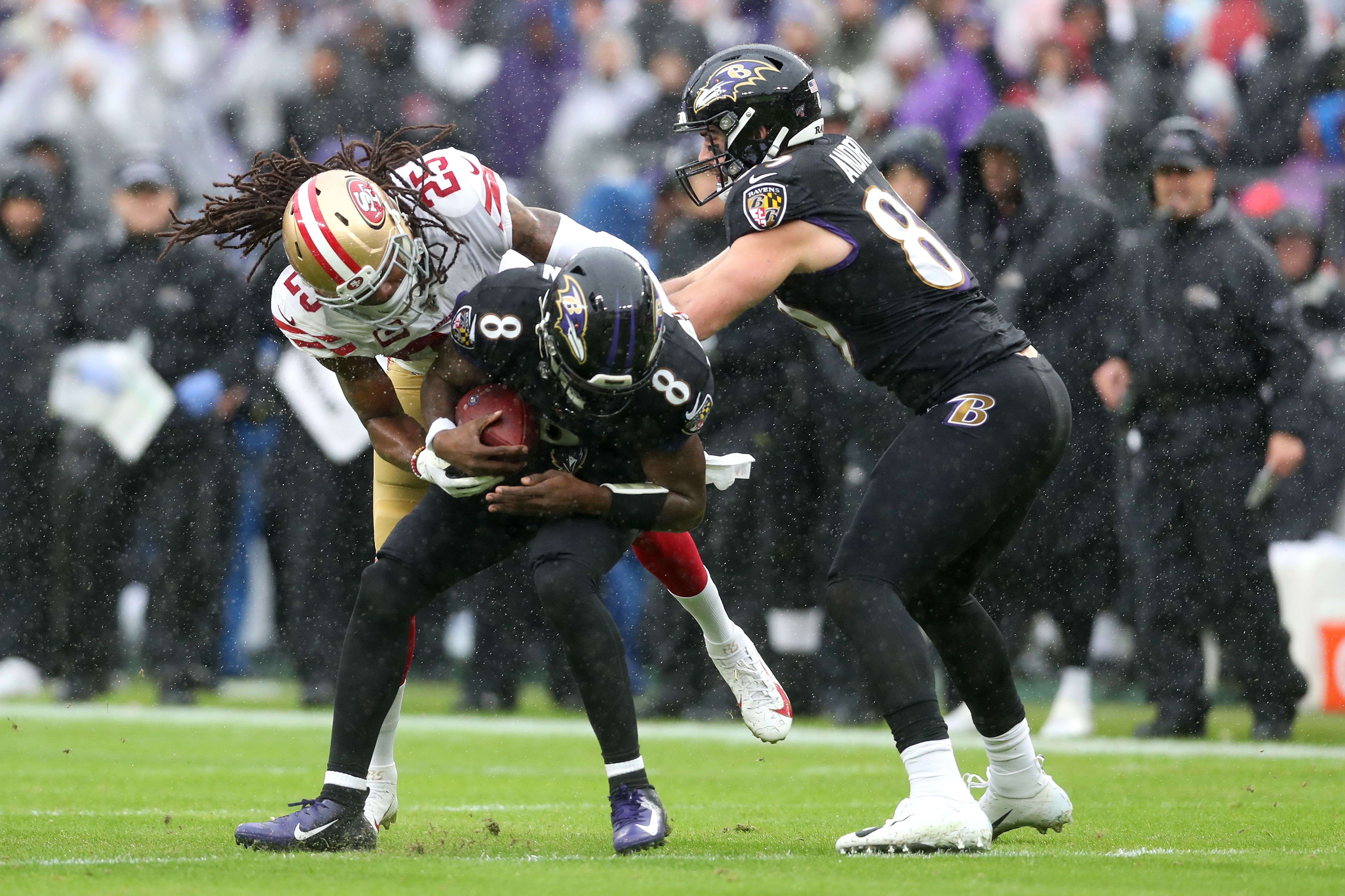 49ers vs. Ravens final score: Lamar Jackson, Ravens run to big victory over San  Francisco