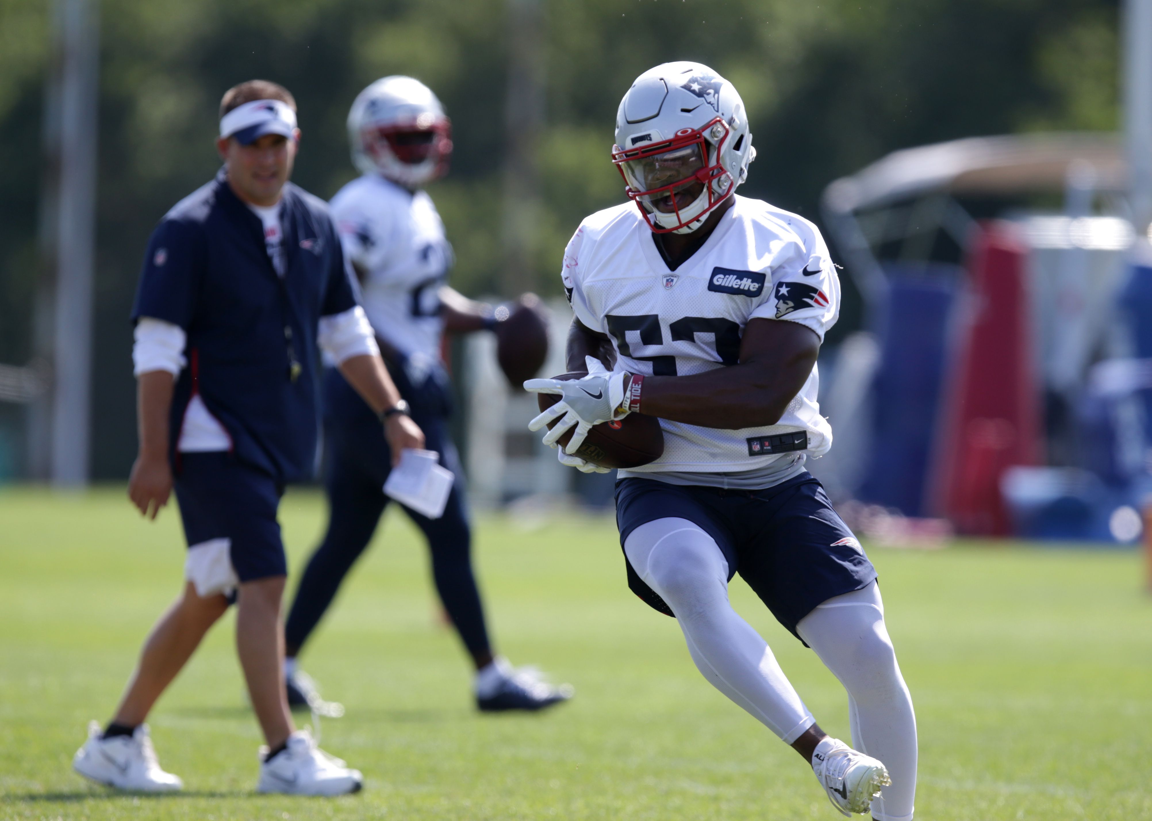 Damien Harris taking 'quite a few reps' at Patriots' training camp 