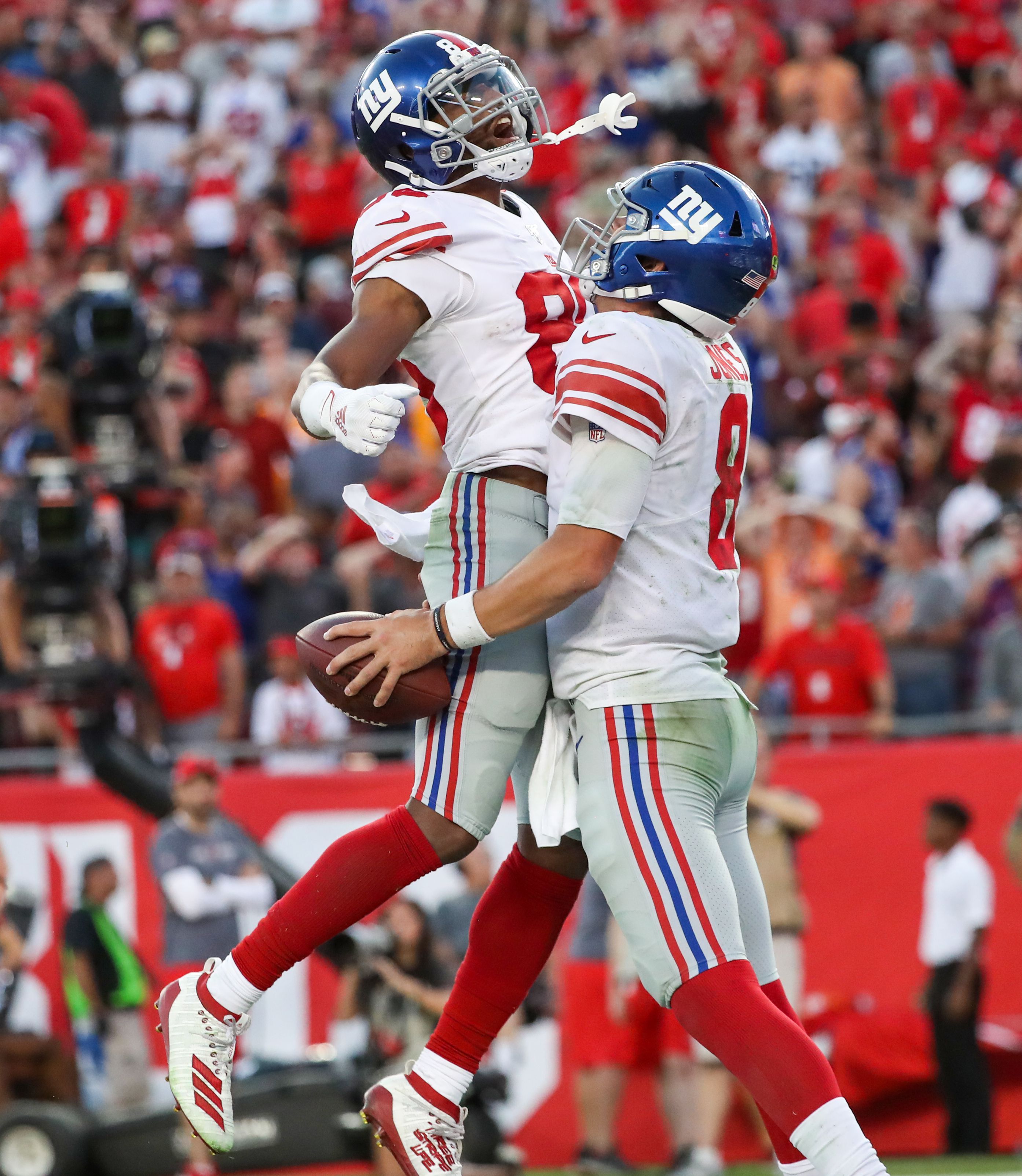 Giants' Daniel Jones was nearly perfect vs. pressure in 1st start