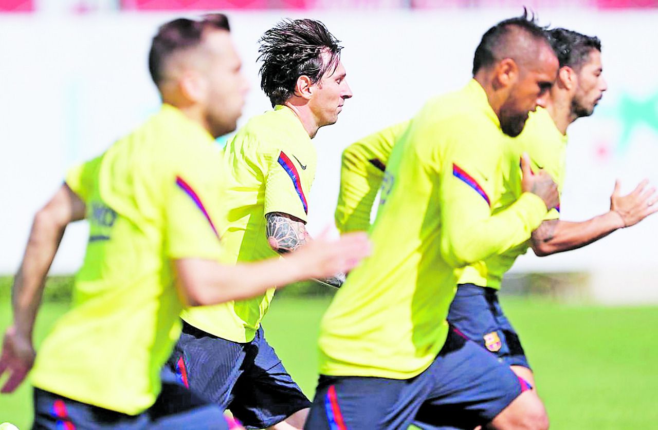 Entrenamiento Barcelona