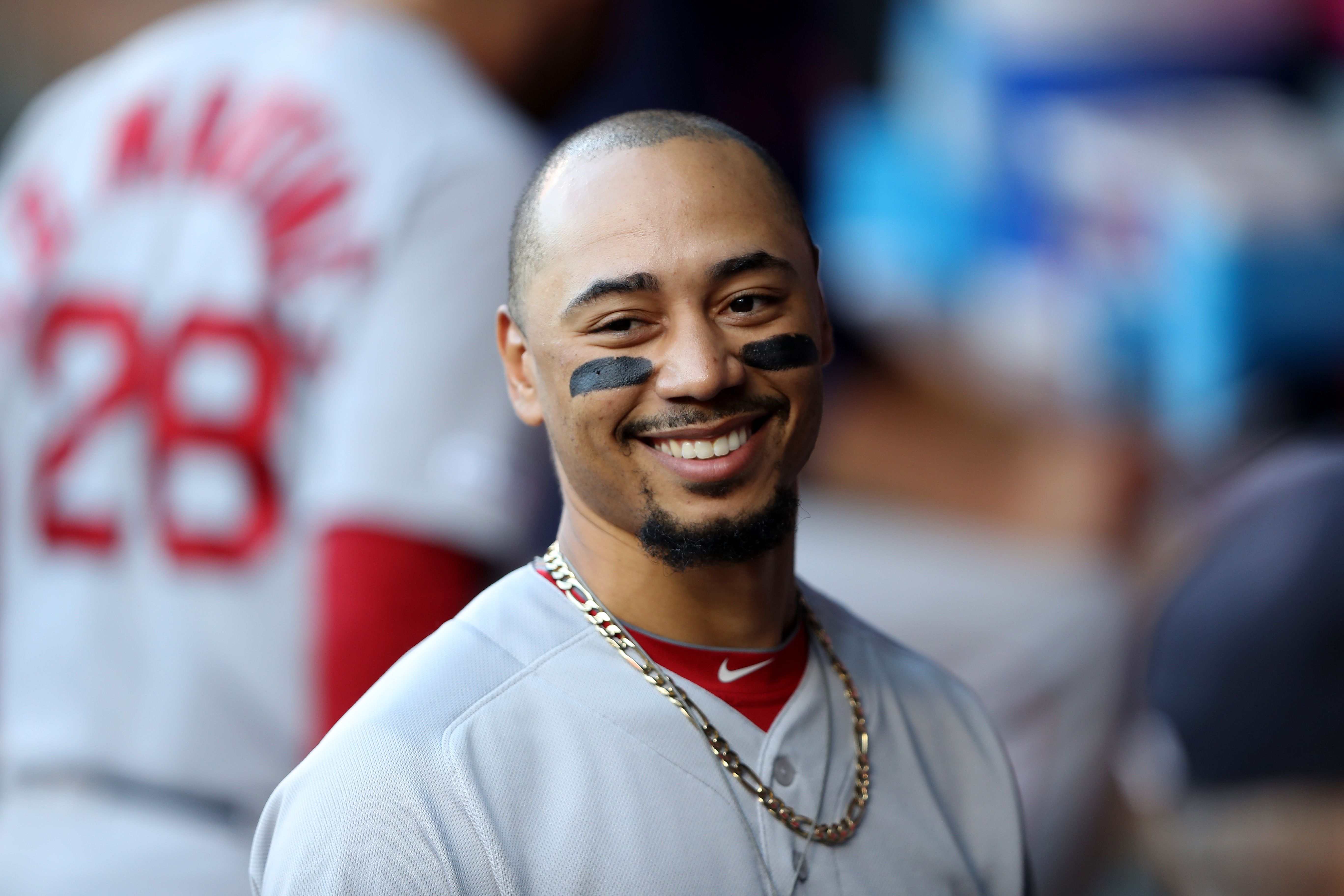 Mookie Betts Team Issued 2019 Home Jersey
