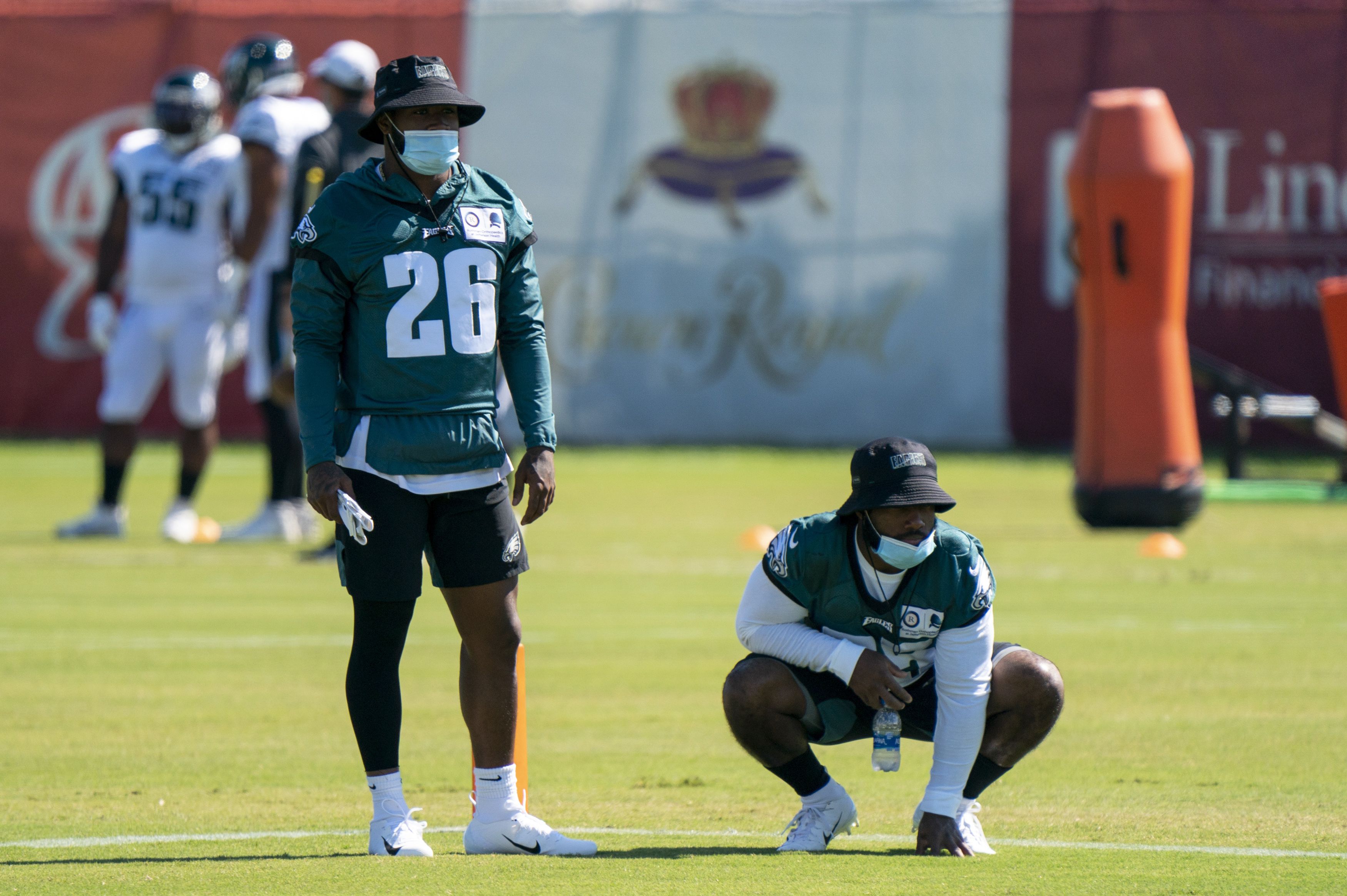 Philadelphia Eagles' Boston Scott in action during an NFL football