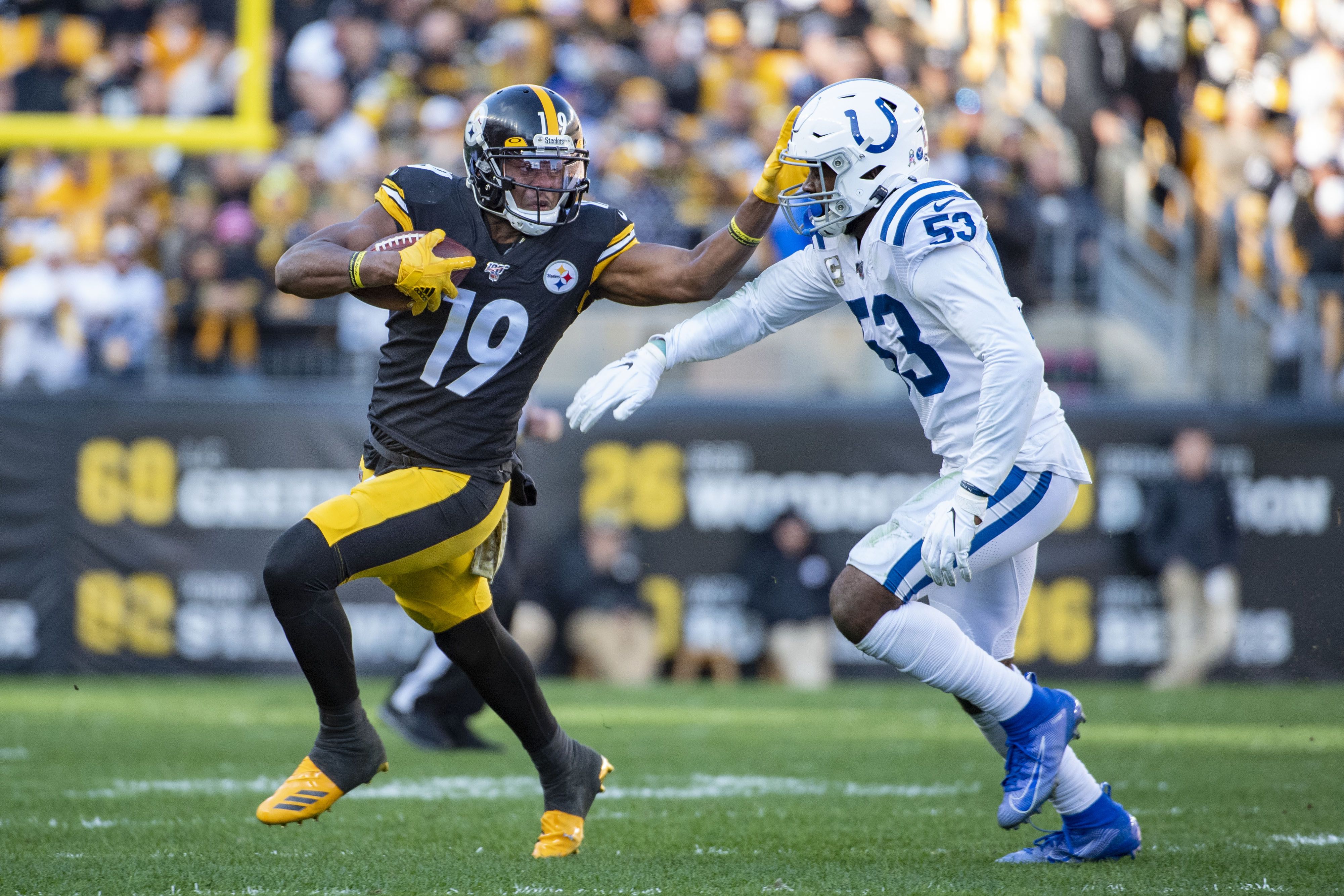 JuJu Smith-Schuster establishing good habits early on through