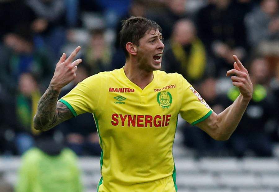 Nantes' Emiliano Sala in action