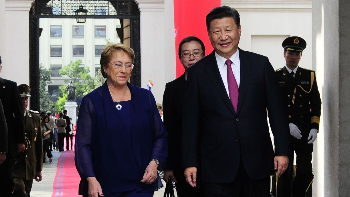 Bachelet Xi Jingping