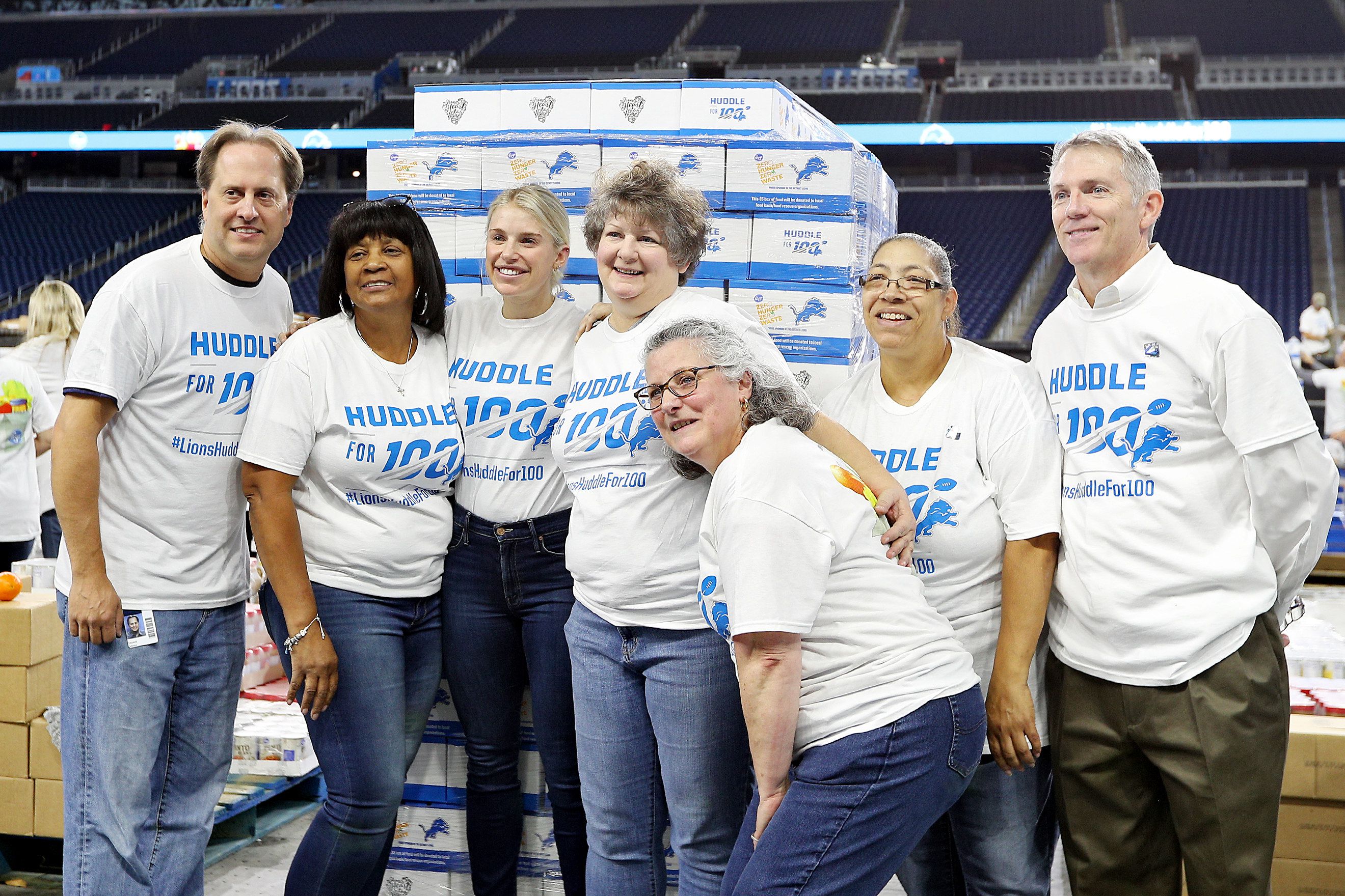 Detroit Lions Foundation collaborates with Gleaners Community Food