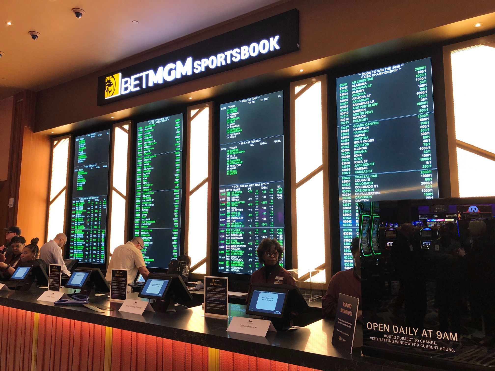 The very first in-person Michigan sports bet at MGM was for
