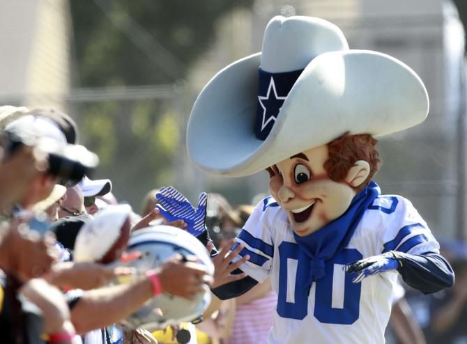 Rowdy Dallas Cowboys Mascot 3 Ft Bobblehead