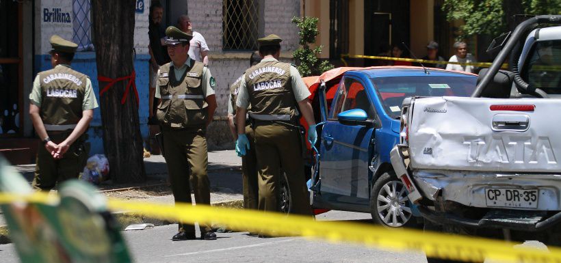 carabineros accidente santiago