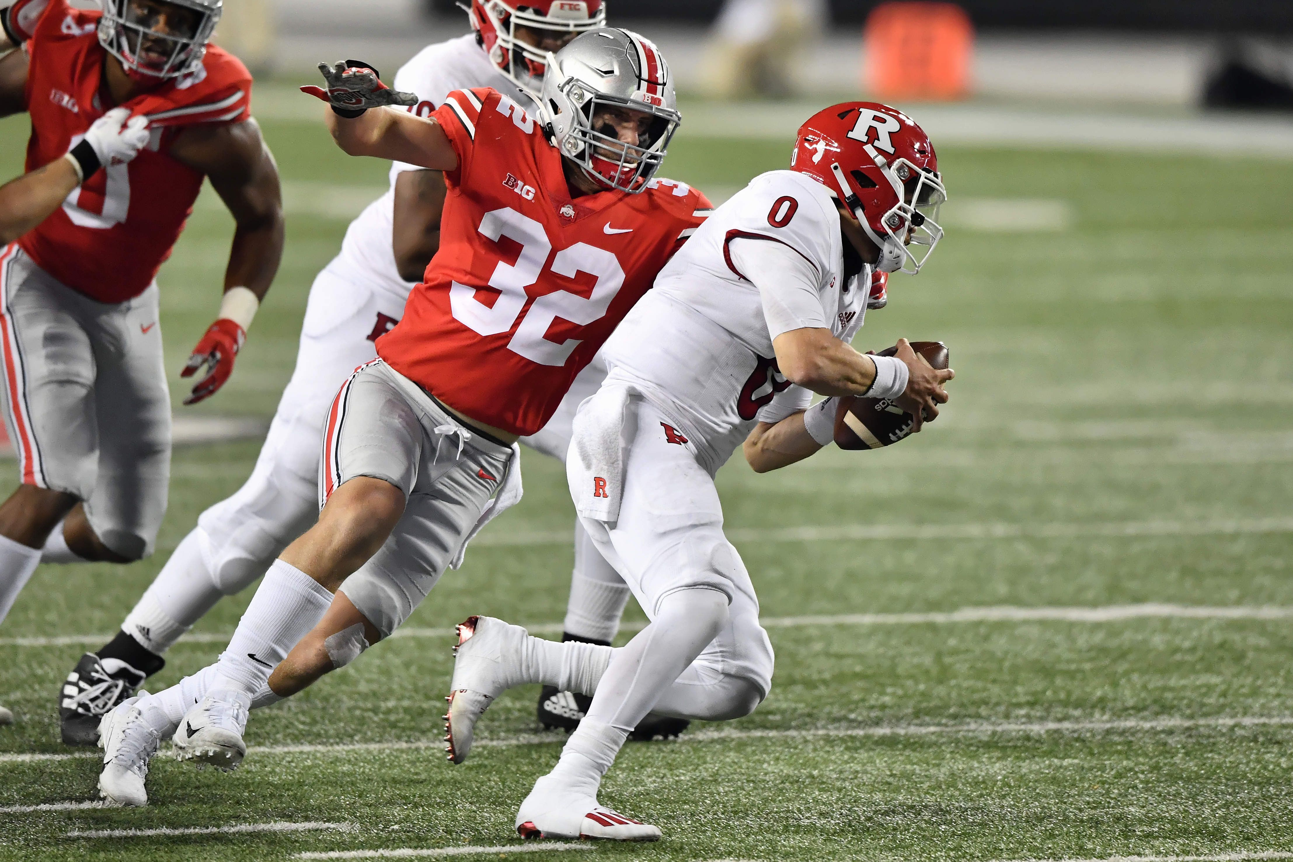 Rutgers football Noah Vedral starting quarterback touchdown