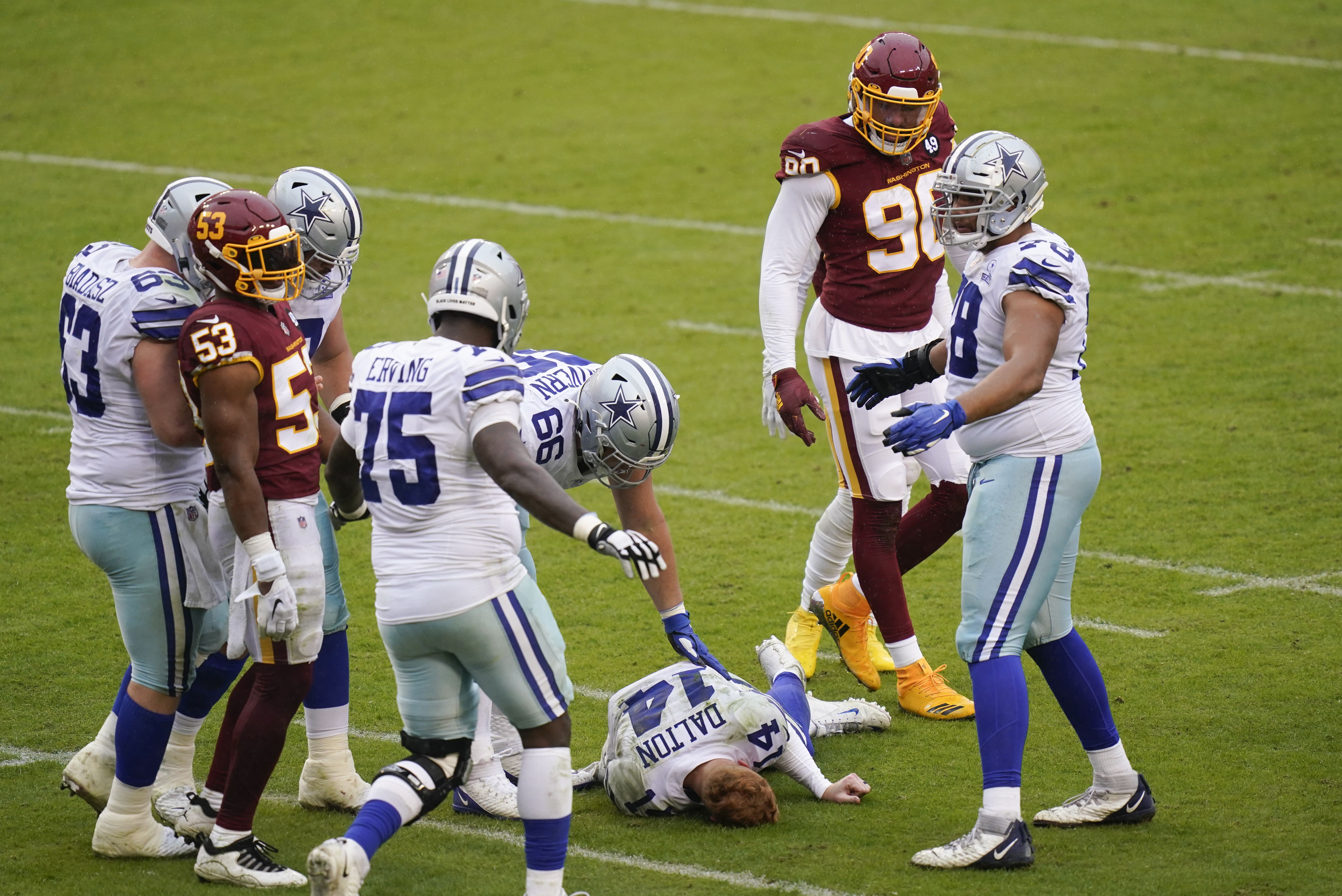 Washington Football Team Game Today: Washington vs Cowboys injury