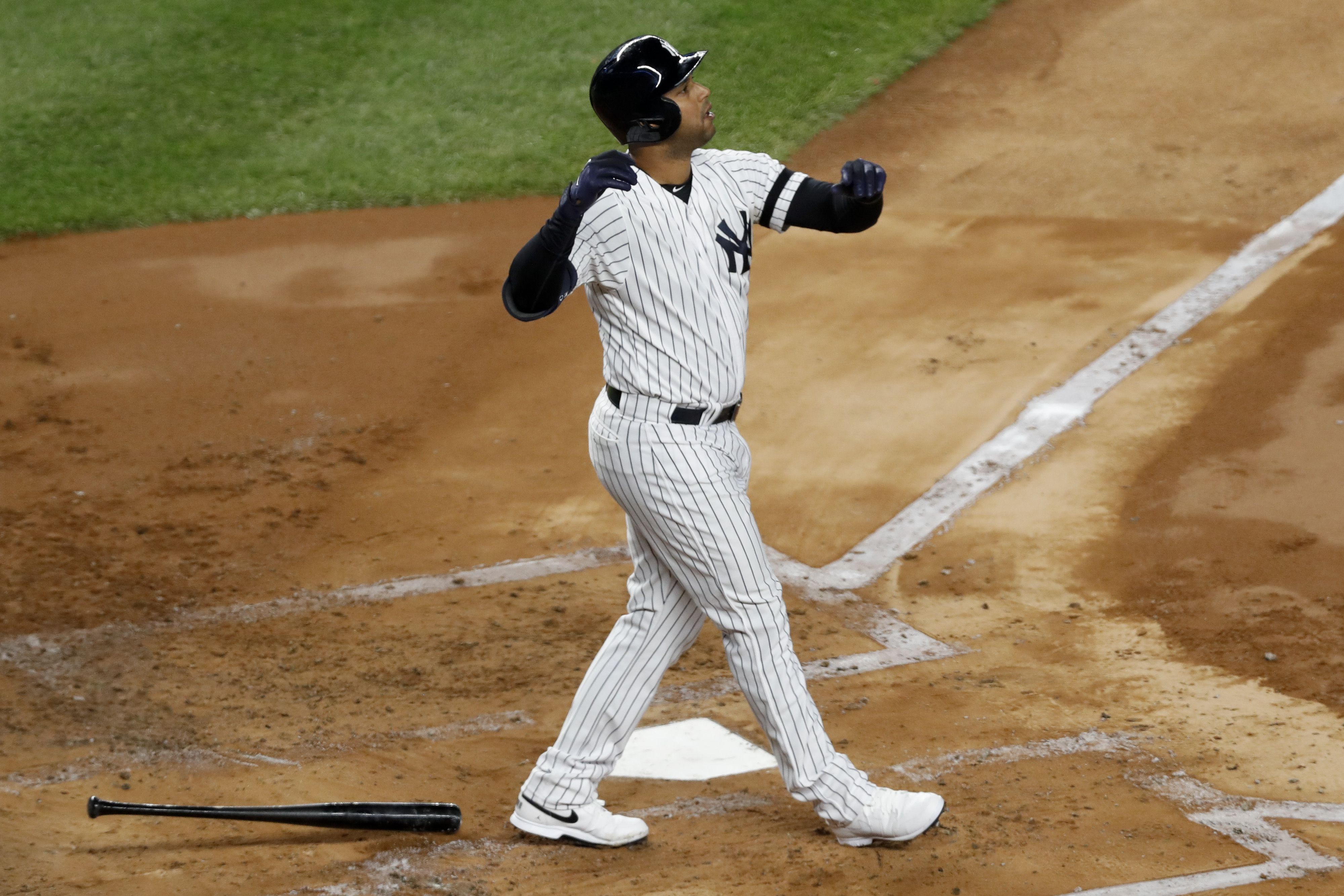 Yankees-Astros: Giancarlo Stanton out for ALCS Game 2 with quad