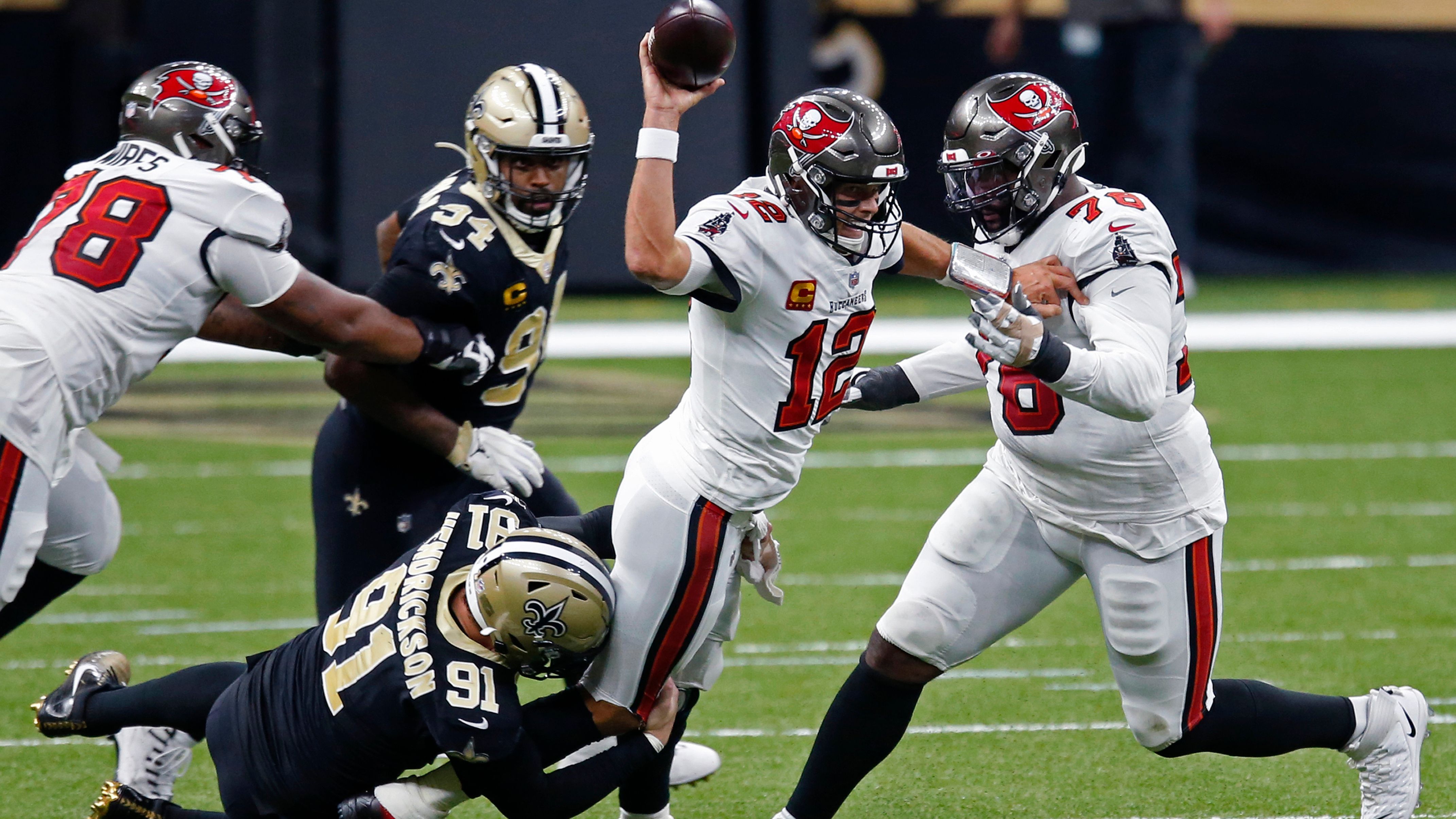 Tom Brady's Tampa Bay Buccaneers stunned by New Orleans Saints