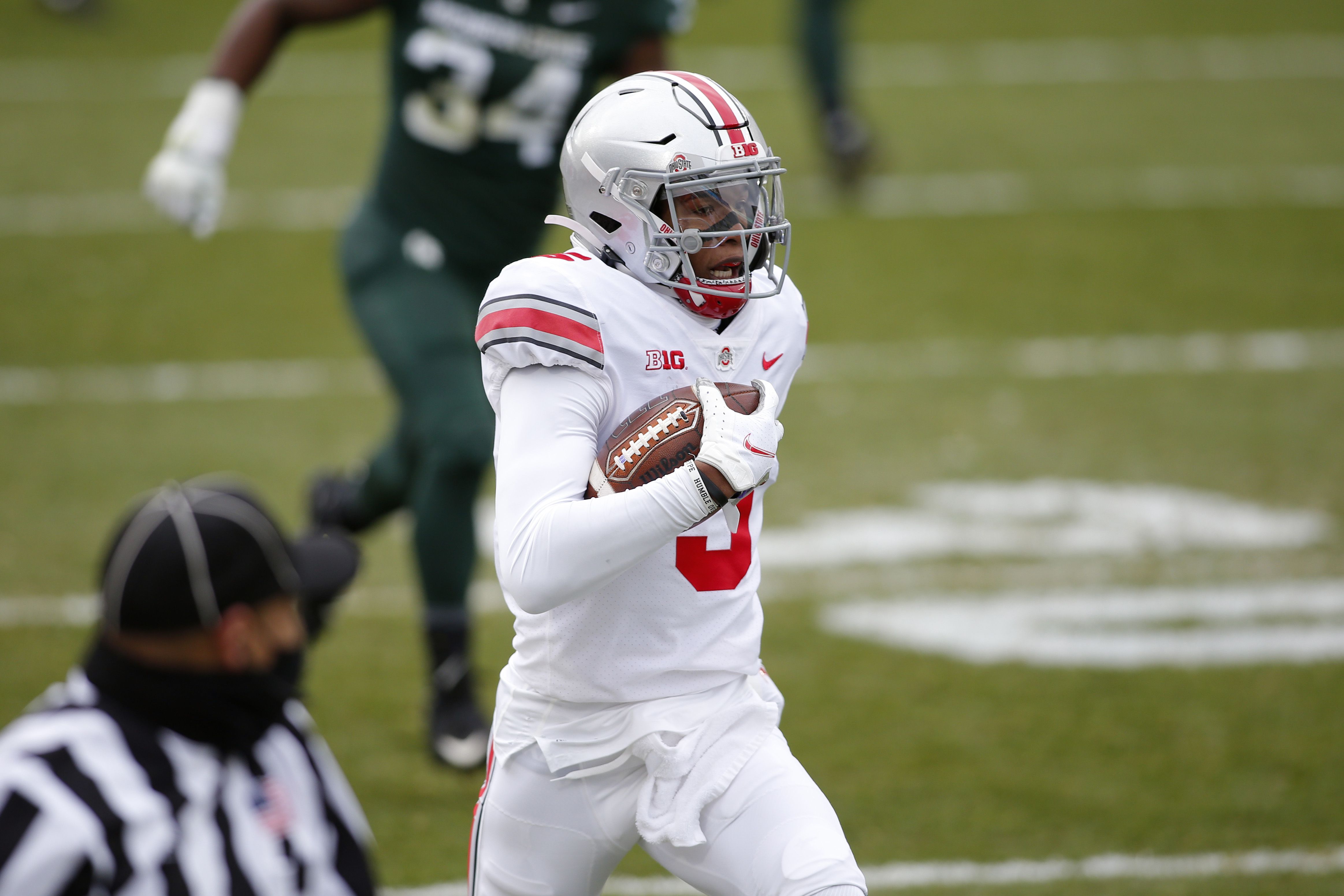 Ohio State football's Thayer Munford, Chris Olave and Garrett