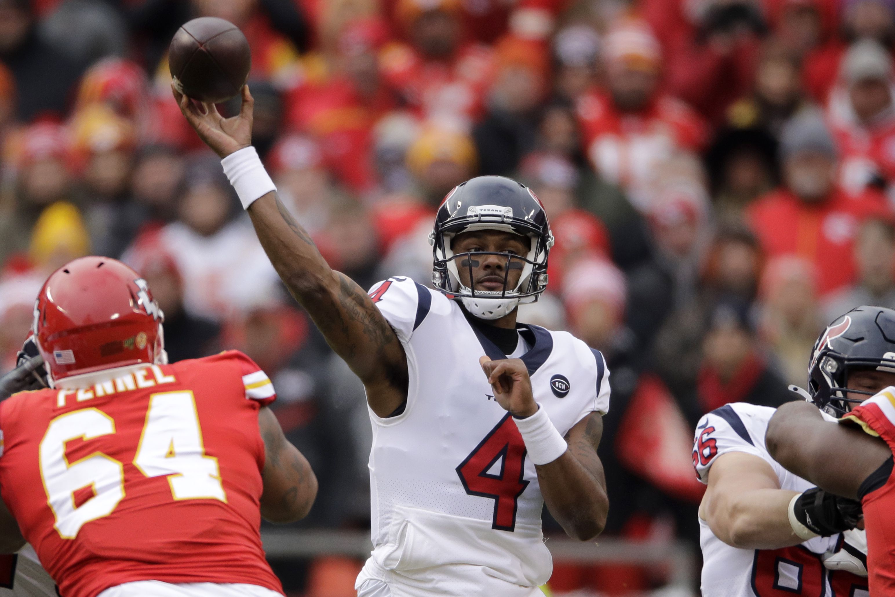 Texans blow big lead, fall in AFC divisional round