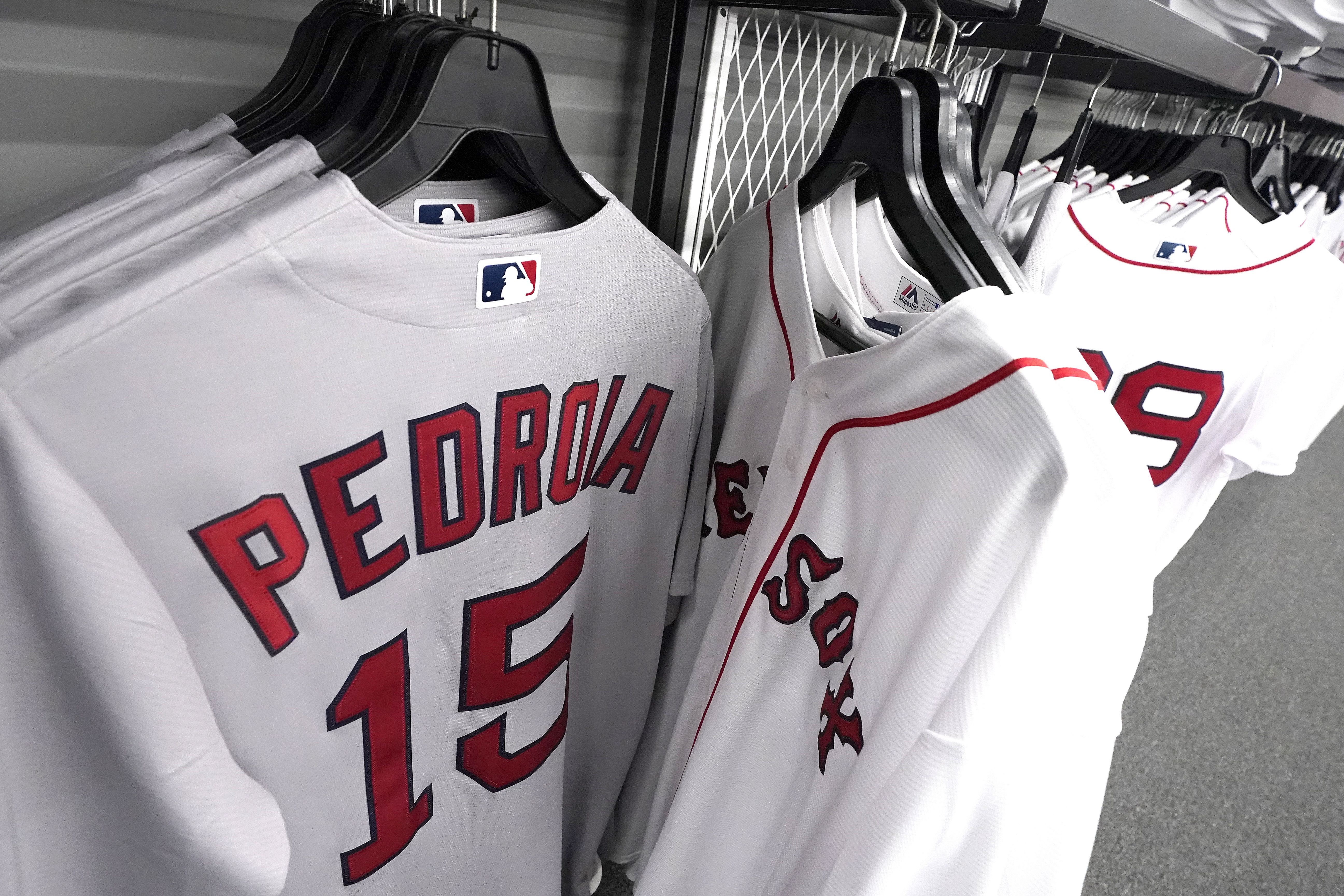 red sox jersey pedroia