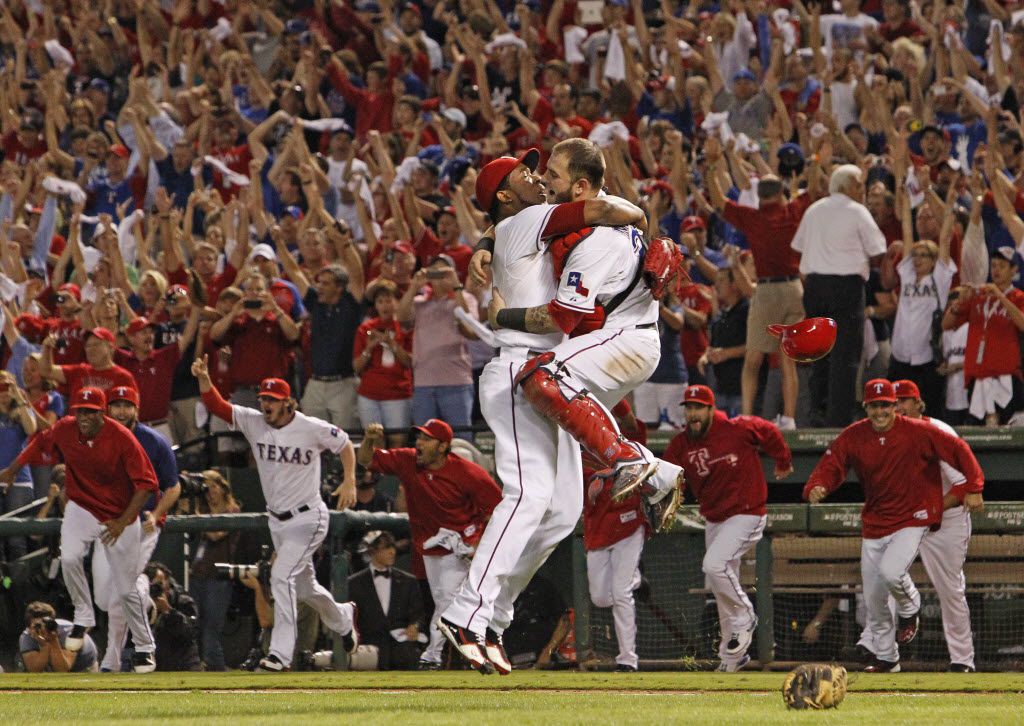 World Series, Rangers Vs. Cardinals: Adrian Beltre, Mike Napoli