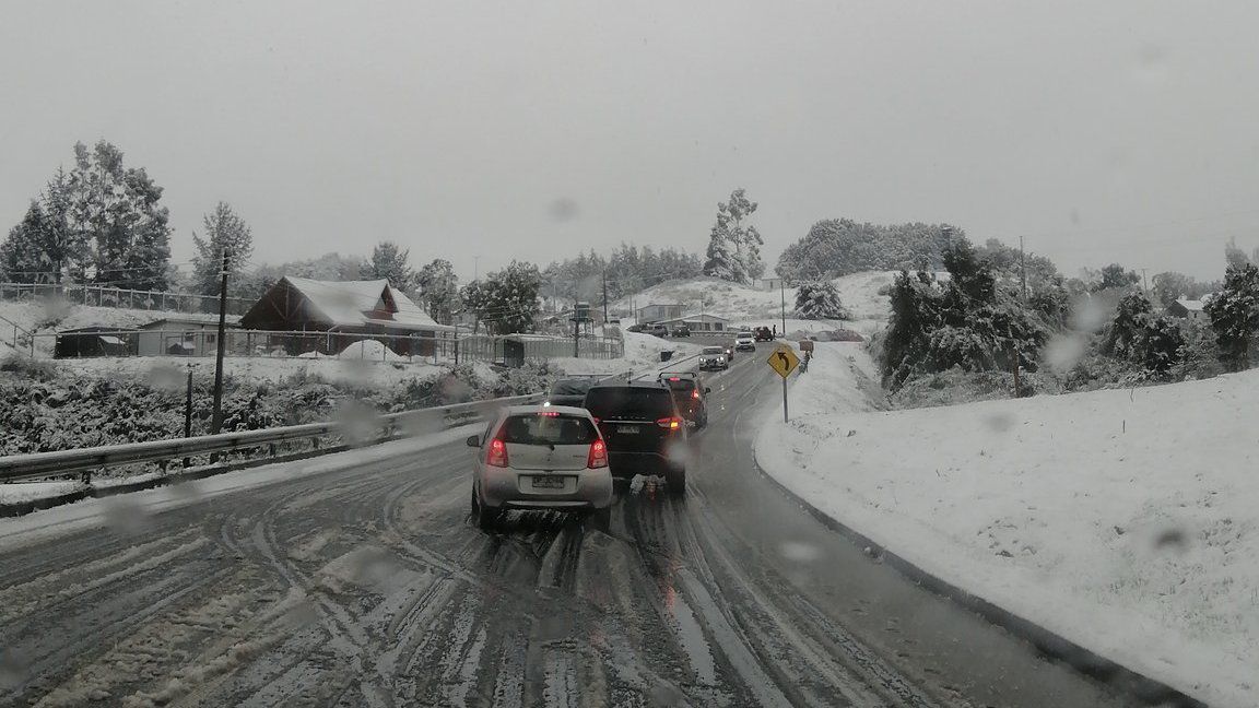 nieve en chiloé