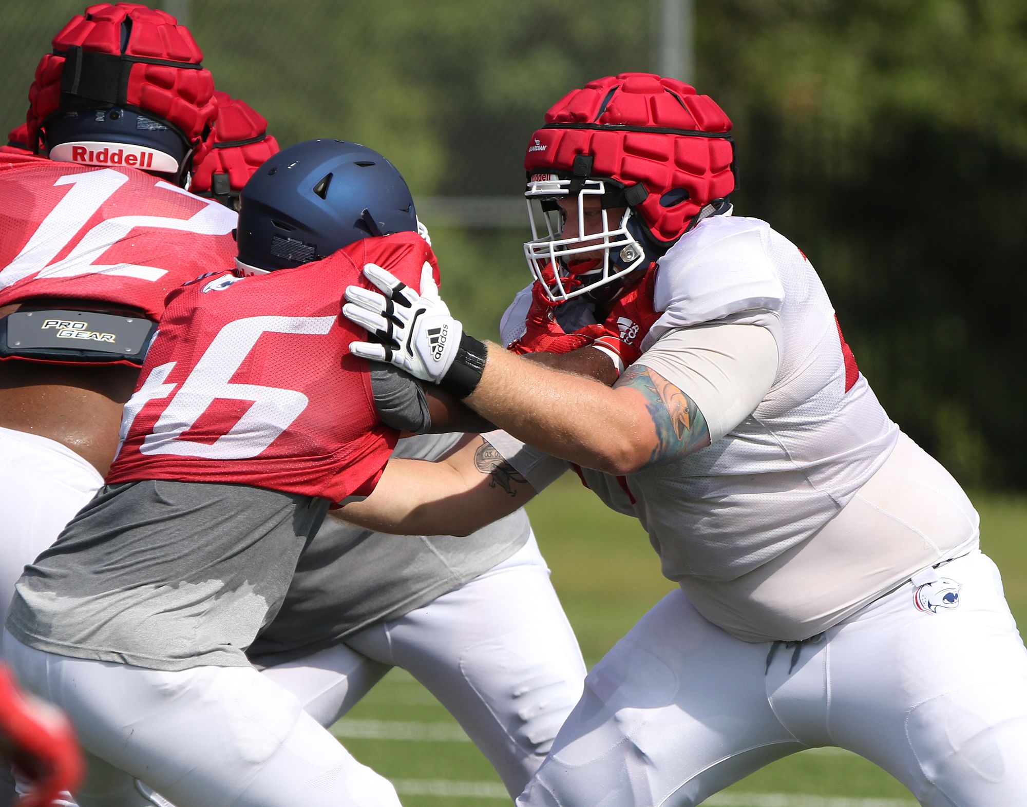 New-look Jacob Shoemaker hoping to lock down South Alabama left tackle  position 