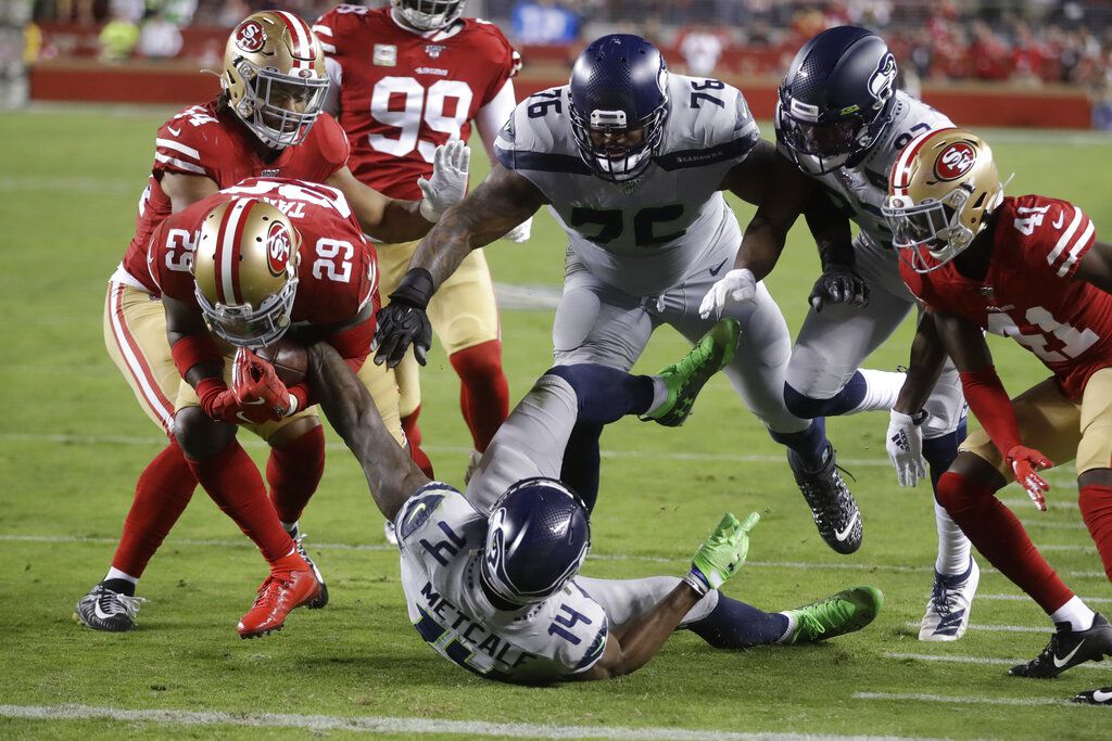 Myers kicks Seattle Seahawks to 27-24 overtime win over San Francisco 49ers