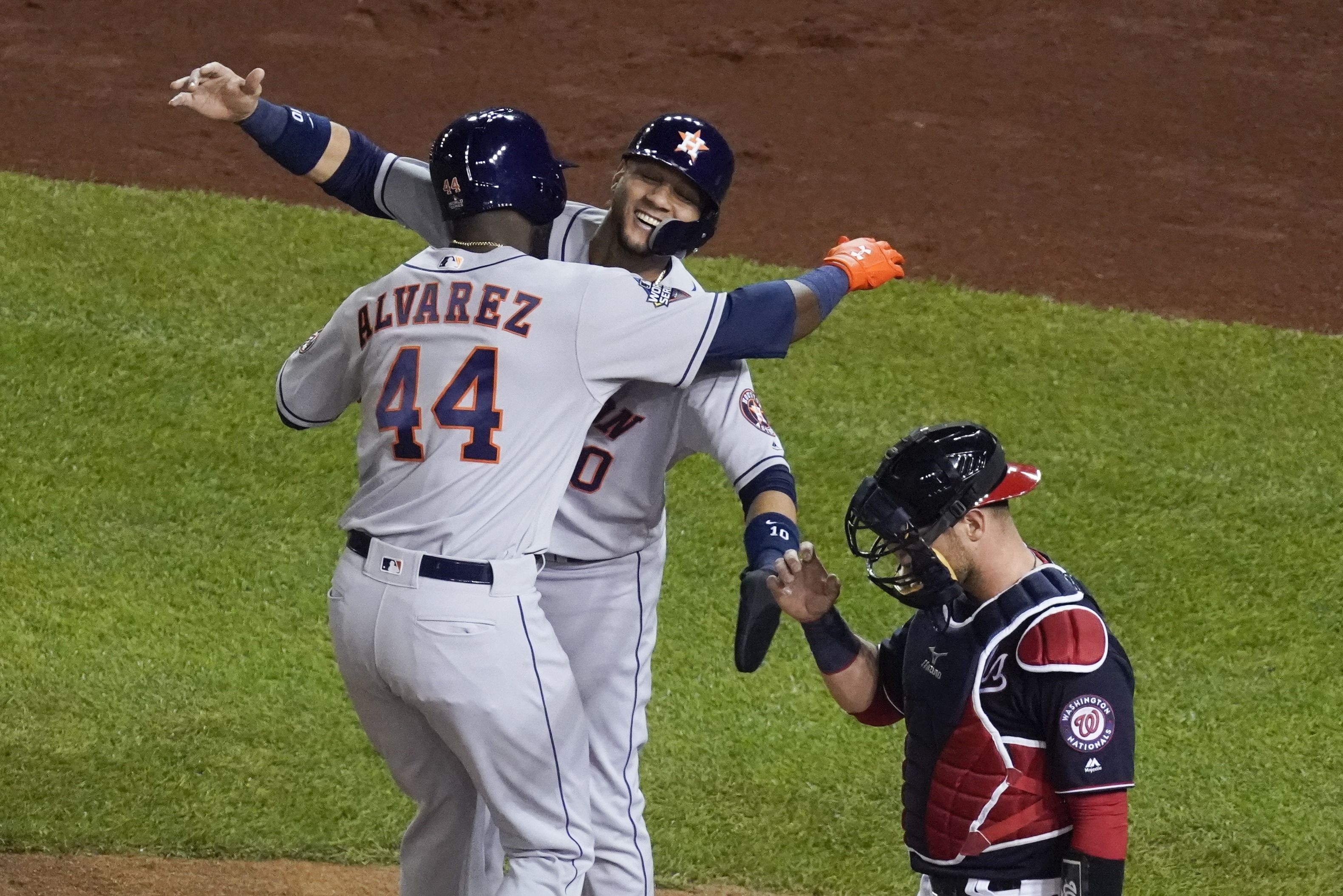 World Series: Gerrit Cole dominates in Astros' win over Nationals