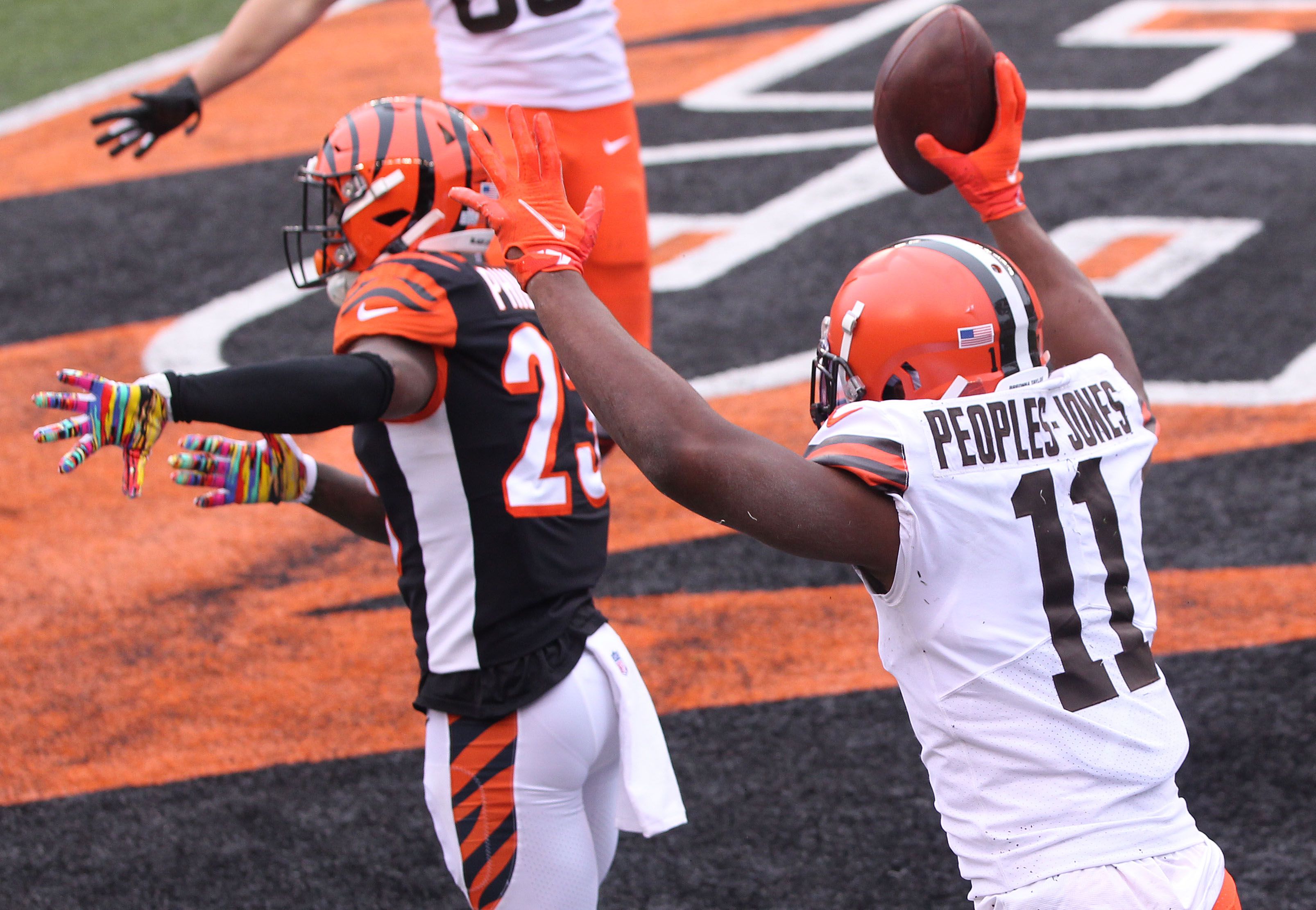 First NFL TD for ex-Michigan WR Donovan Peoples-Jones gives Browns  thrilling win 