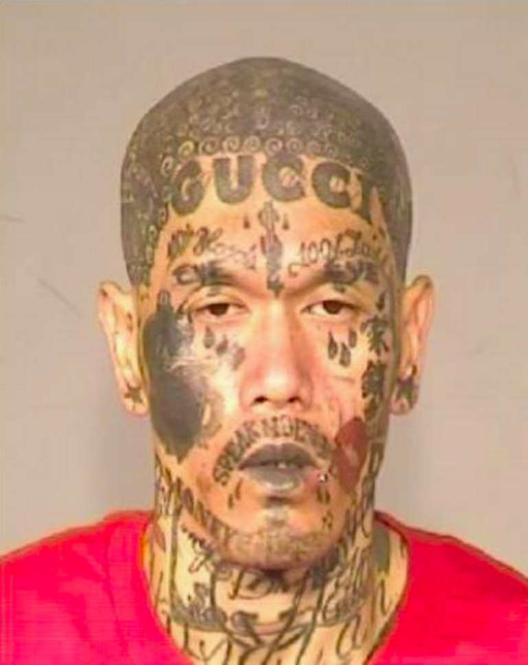 Gucci are mocked for copying infamous criminal who went viral with his  DEVAST8 face tattoo