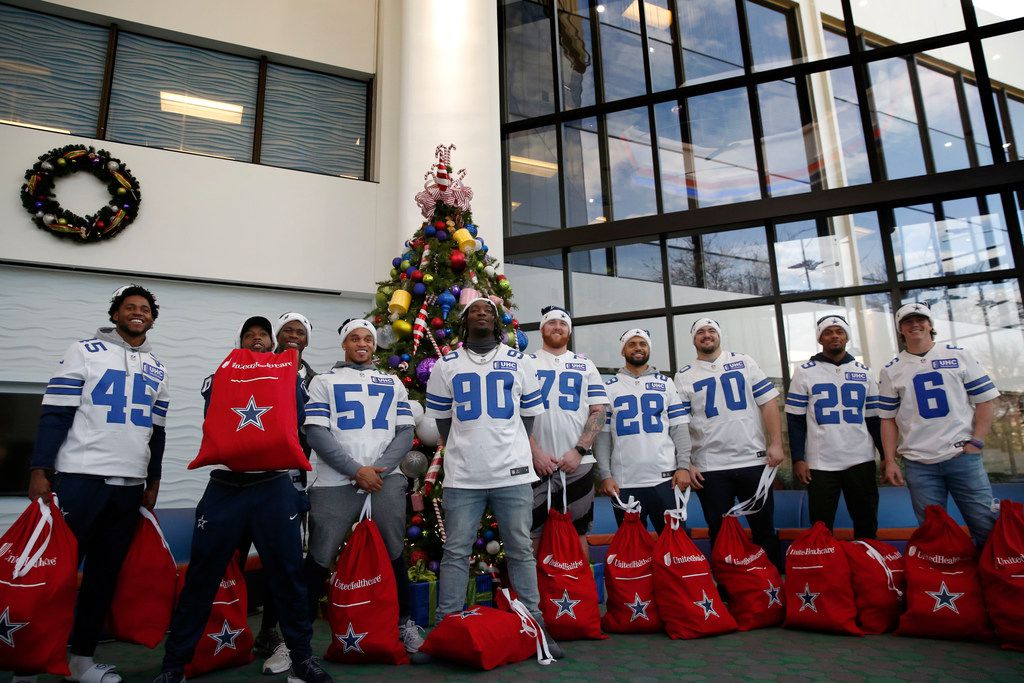 Dallas Cowboys Cheerleaders perform their annual Christmas