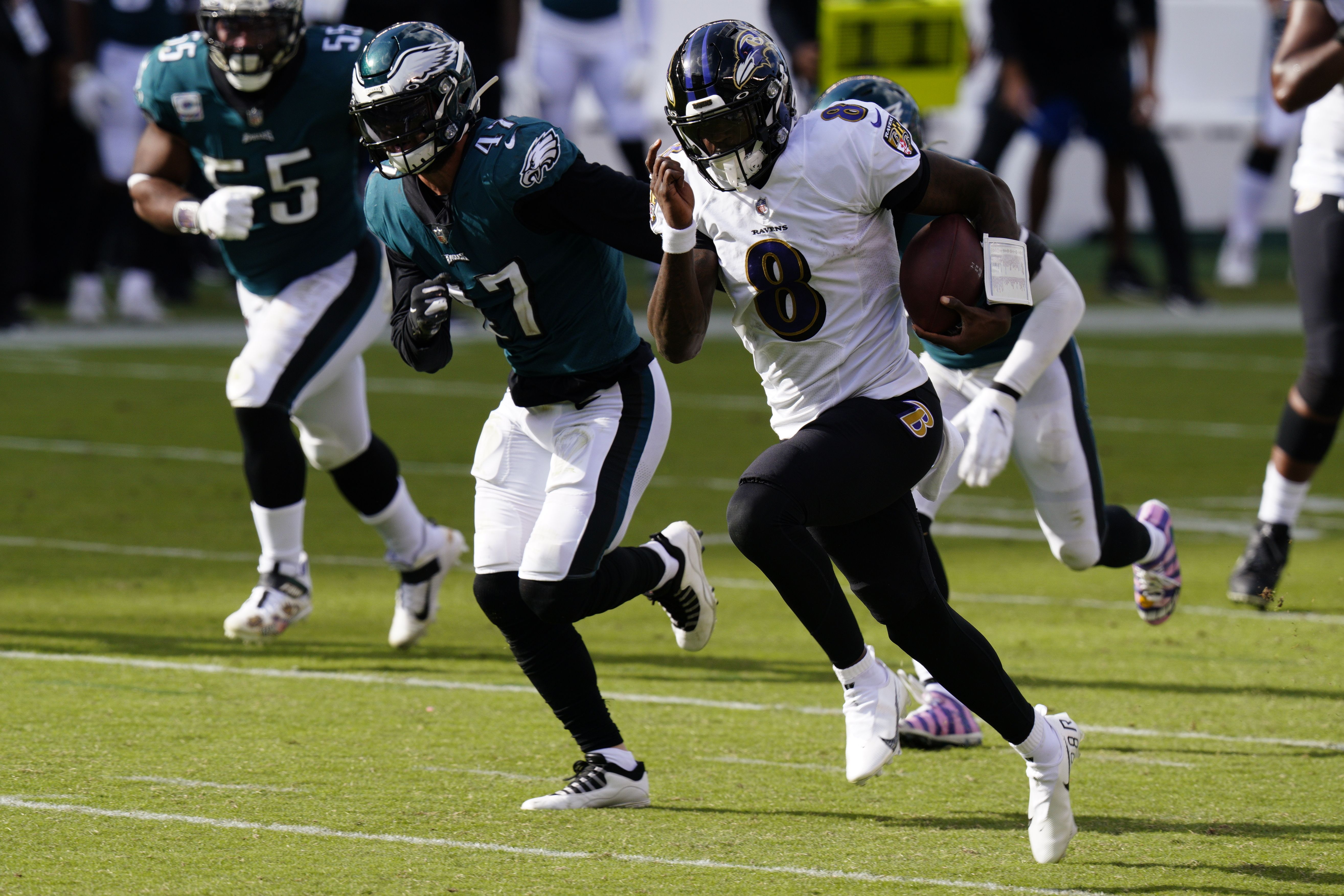 Ravens hold on for 30-28 win over depleted Eagles - WHYY