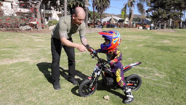 Childs 2025 trials bike