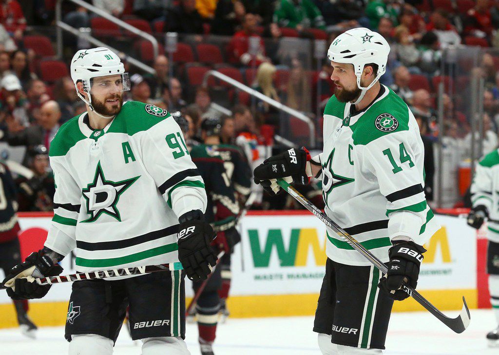 Benn, Seguin in different roles as 30-somethings for Stars in push