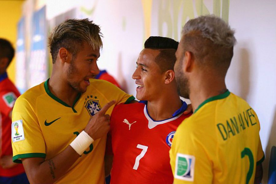 Neymar, Alexis Sánchez