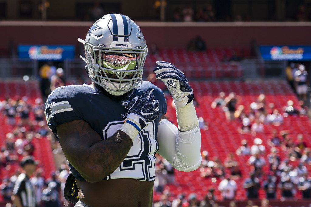 These helmets are awesome #nfl #football #sports #dallas #cowboys #eze, Ezekiel  Elliott