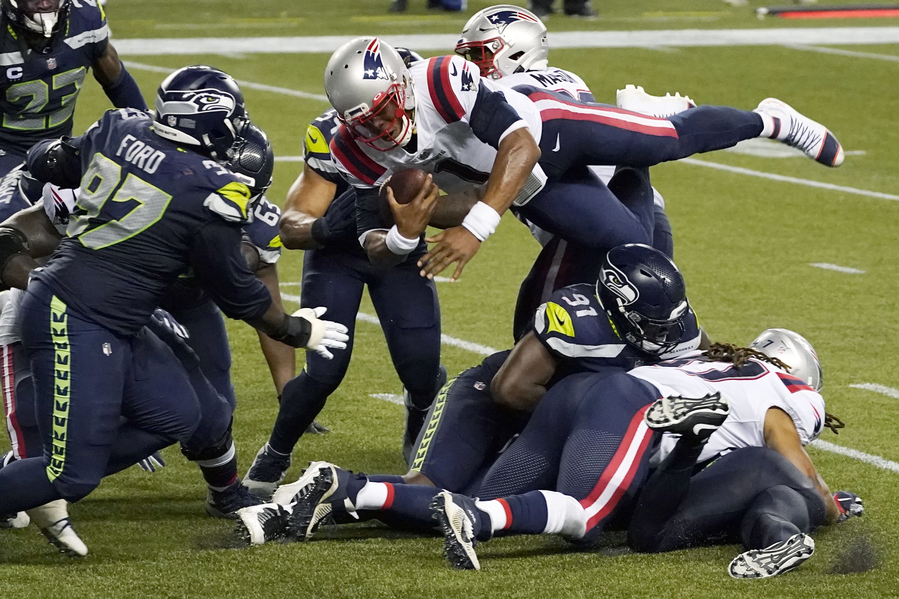 Package Report: Patriots turned Cam Newton loose vs. Seahawks