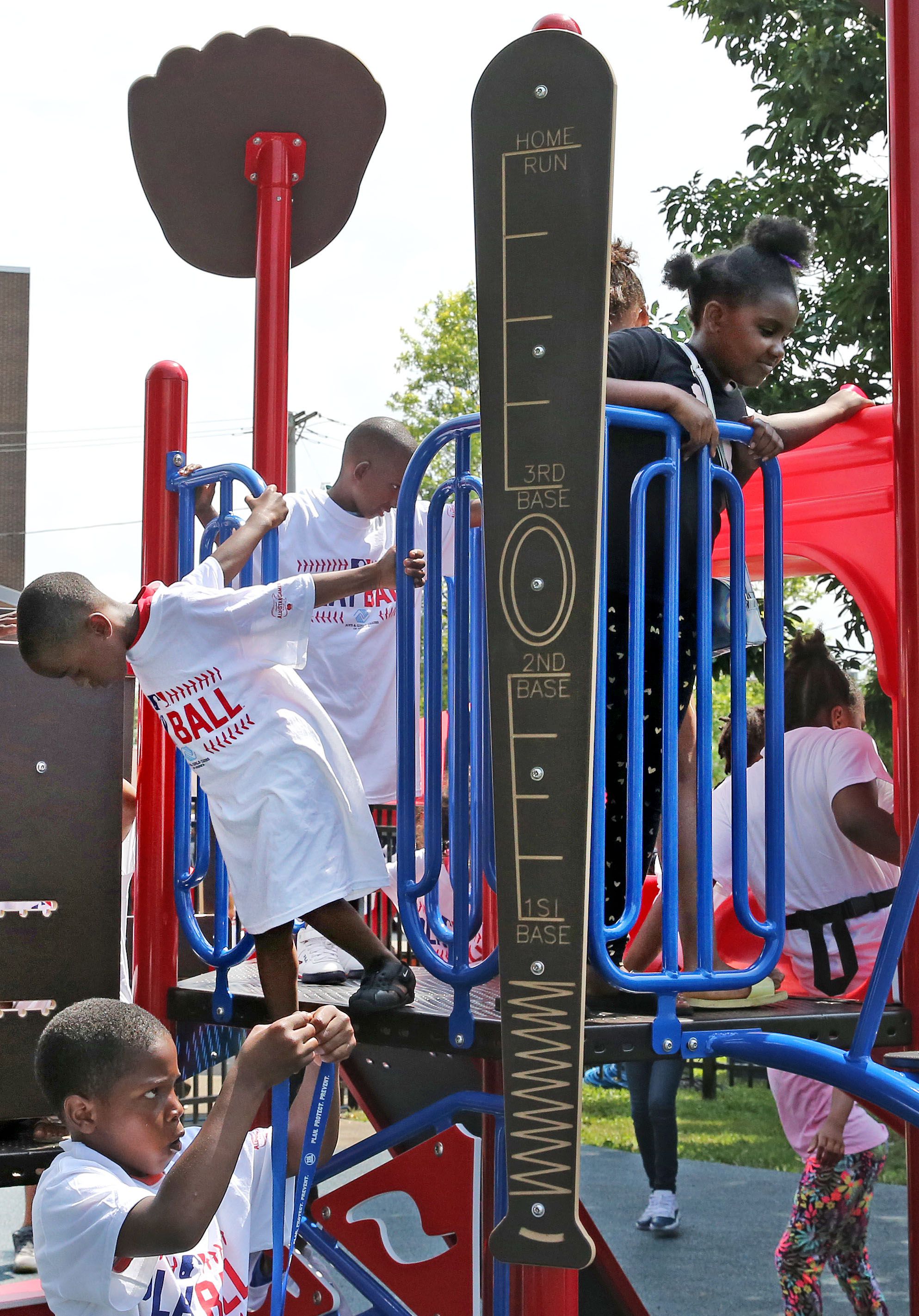 Larry Doby All-Star Playground Dedication in Cleveland