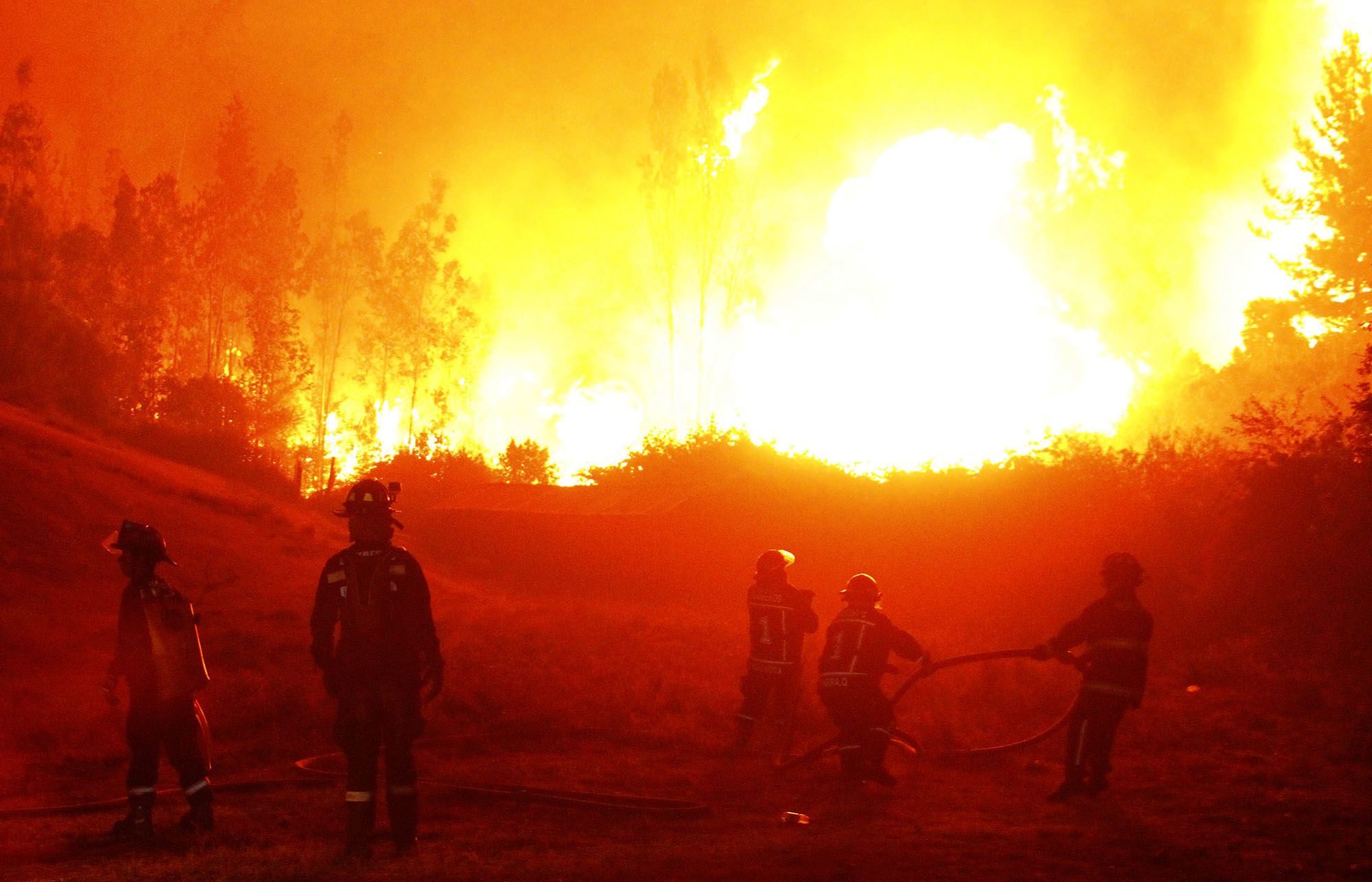 VICHUQUEN   Incendio forestal declarado en Aquelarre