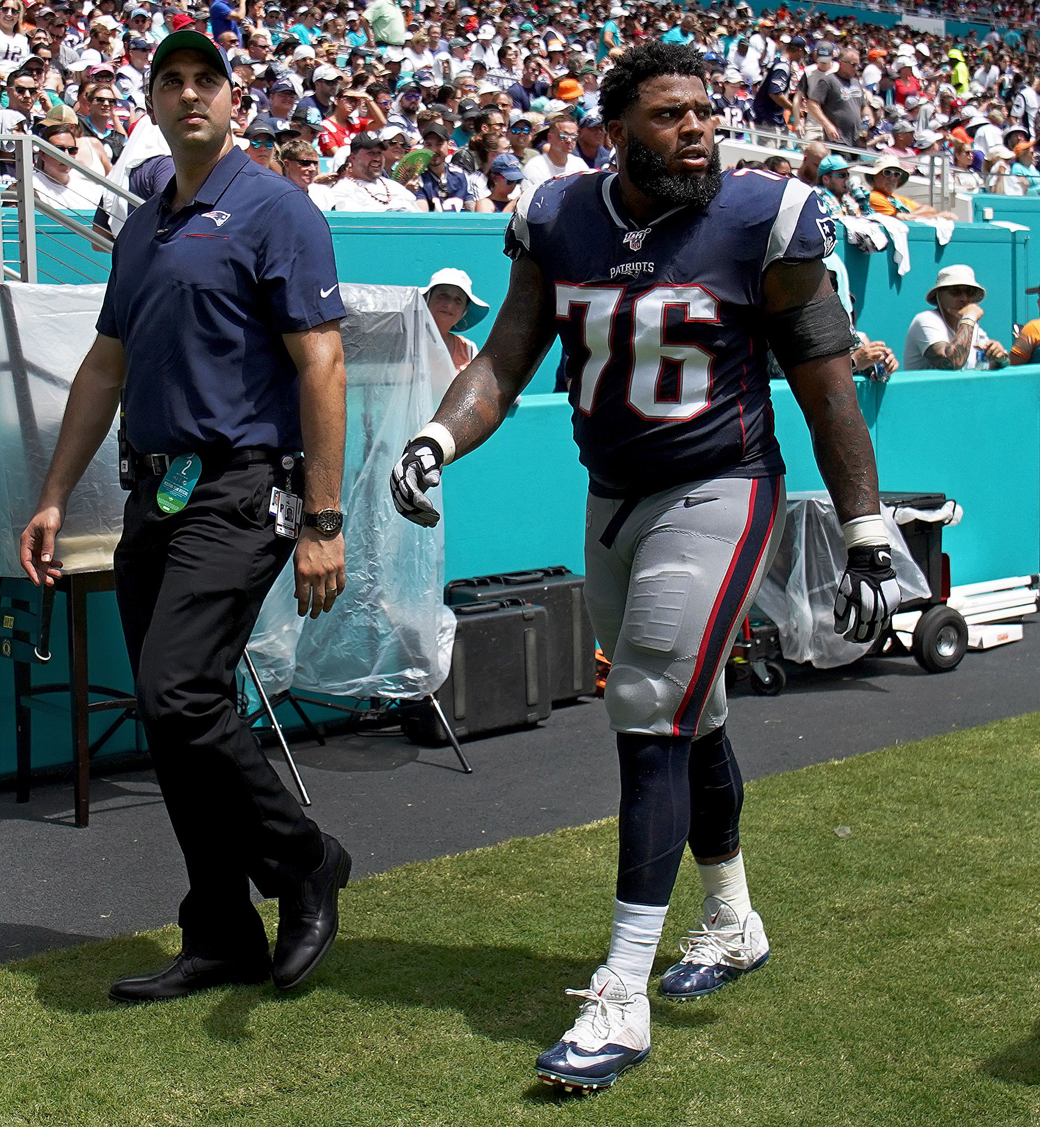 Patriots tackle Isaiah Wynn awaits MRI results on toe - The Boston Globe