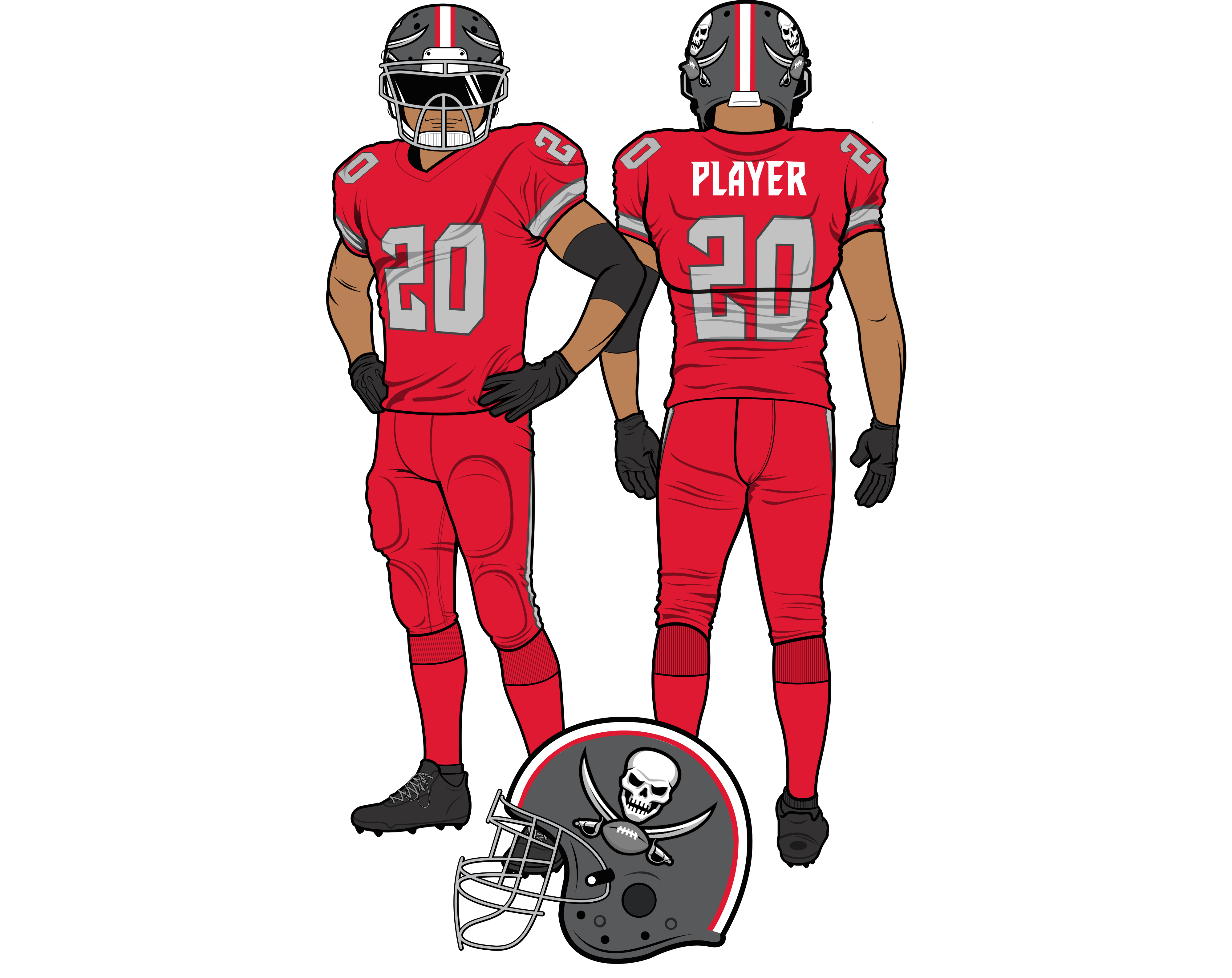 The History of the Tampa Bay Buccaneers Uniform, Modern Globe