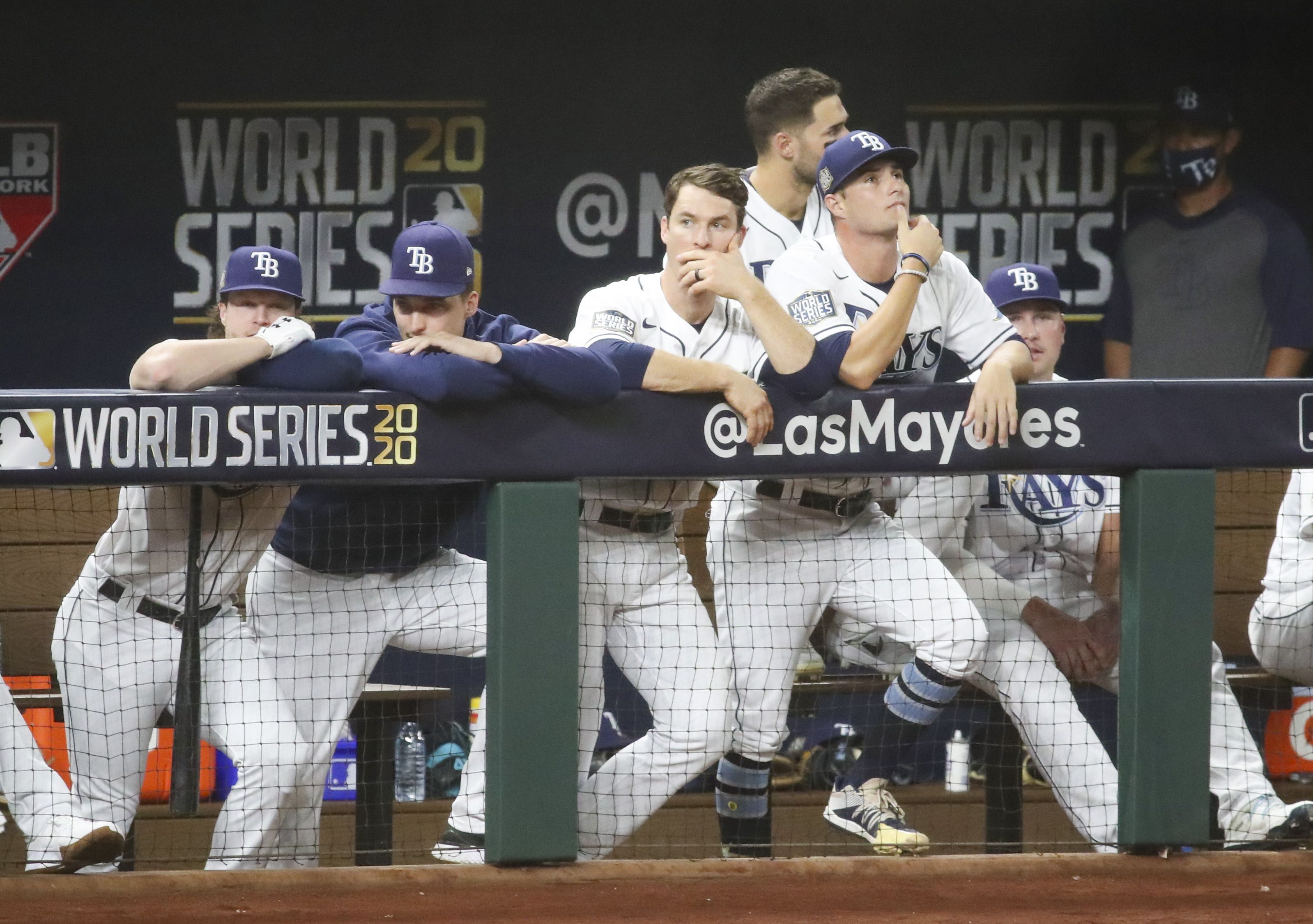 Los Angeles Dodgers' Mookie Betts steals second past Tampa Bay Rays  shortstop Willy Adames during the sixth inning in Game 3 of the baseball World  Series Friday, Oct. 23, 2020, in Arlington